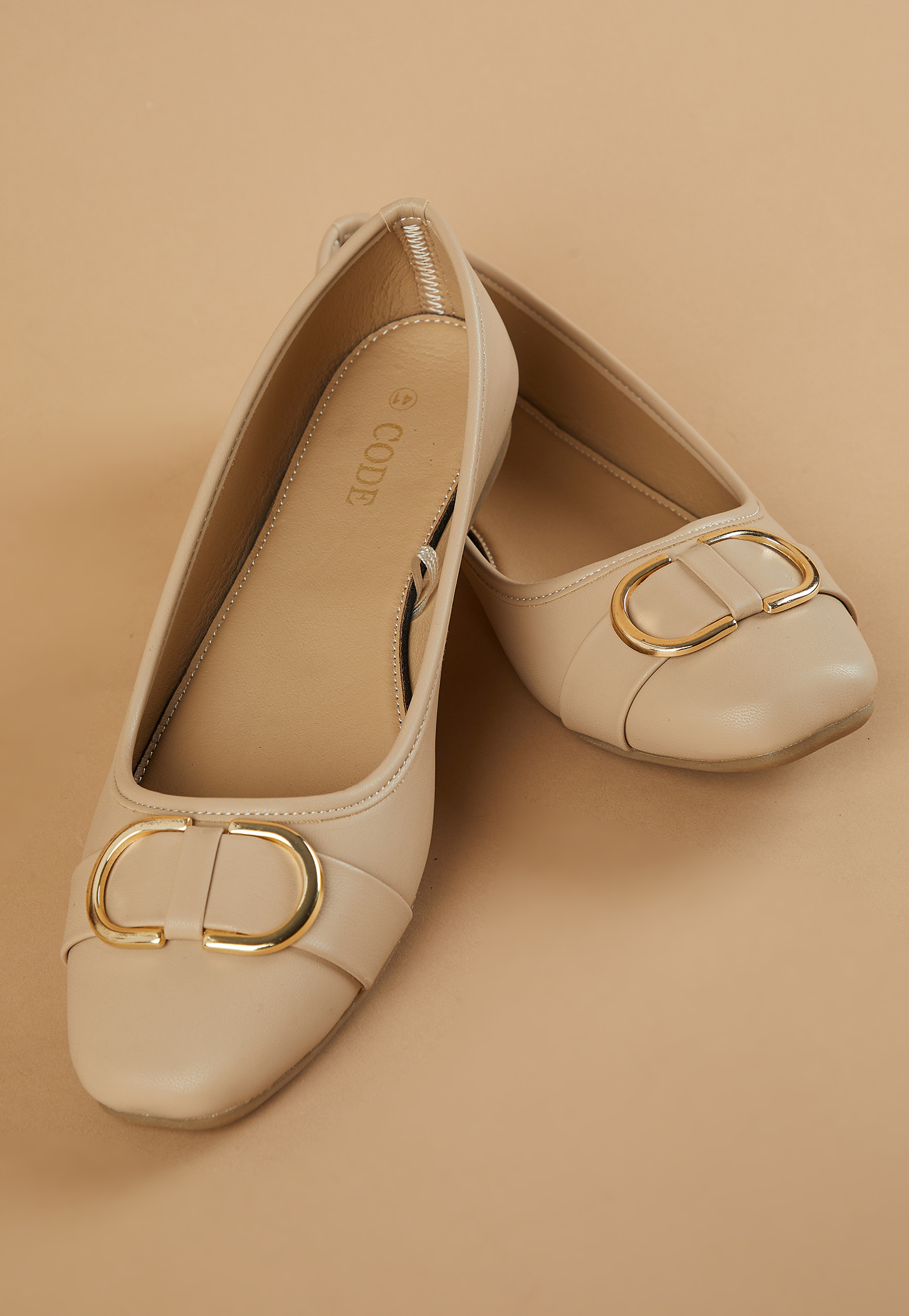 CODE Buckle Detail Ballerinas-picture-26