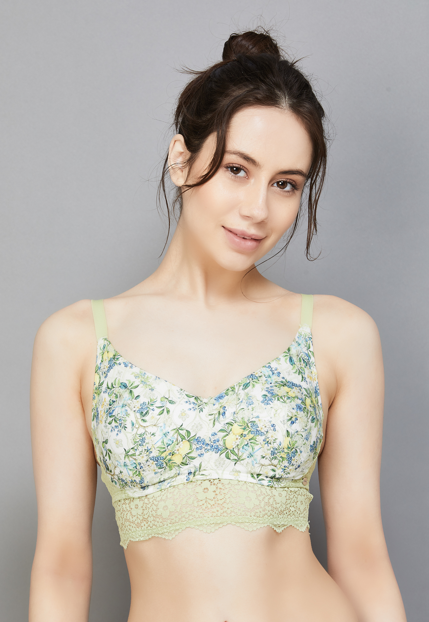 ENAMOR Floral Print Padded Non-Wired Everyday Bra-picture-19