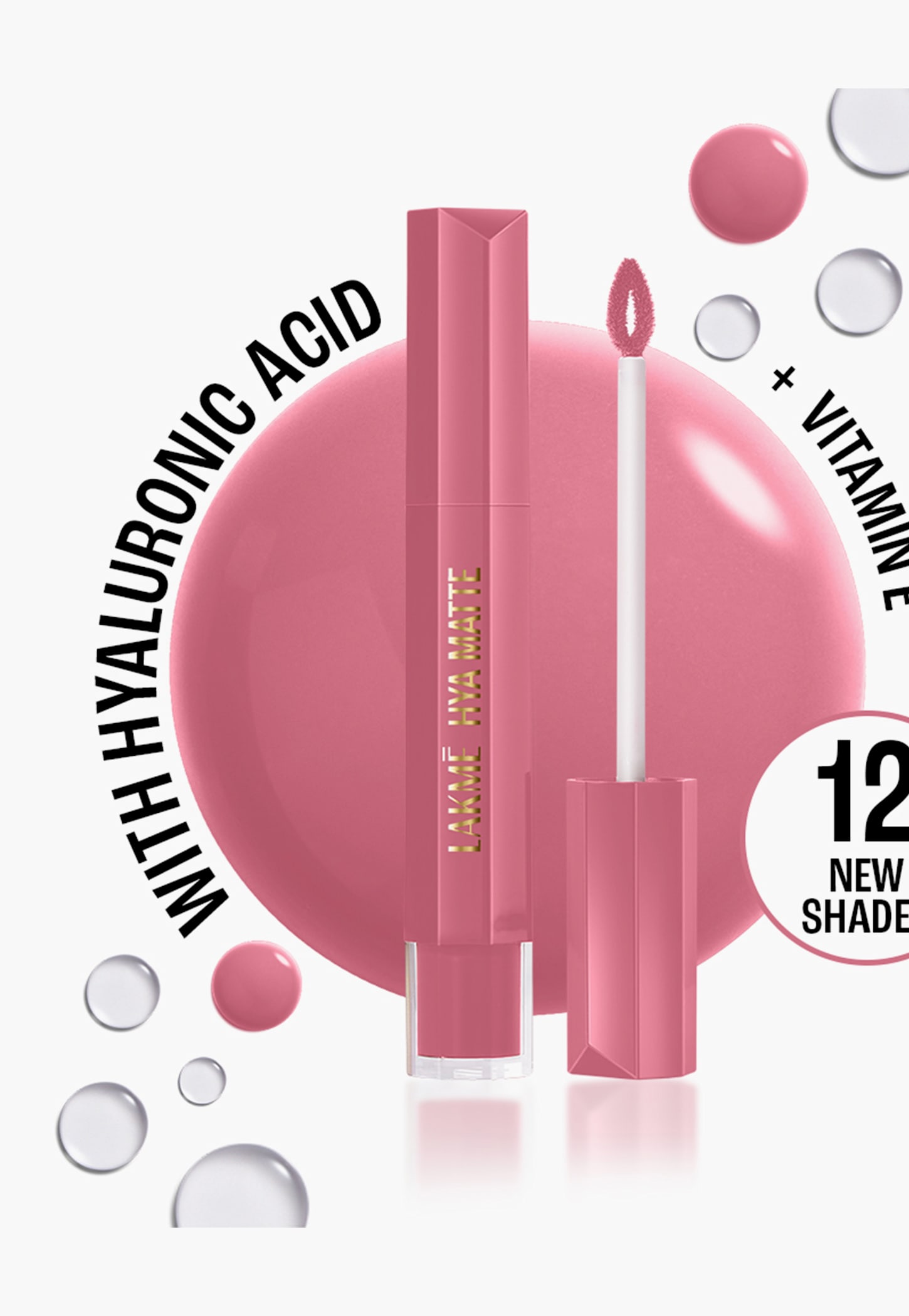 LAKME 9to5 Hya Matte Liquid Lipstick - Nude - 5.3ml-image-27