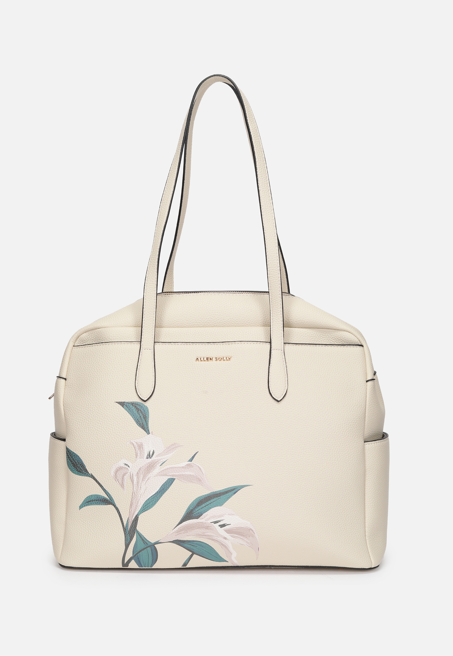 ALLEN SOLLY Floral Print Laptop Bag