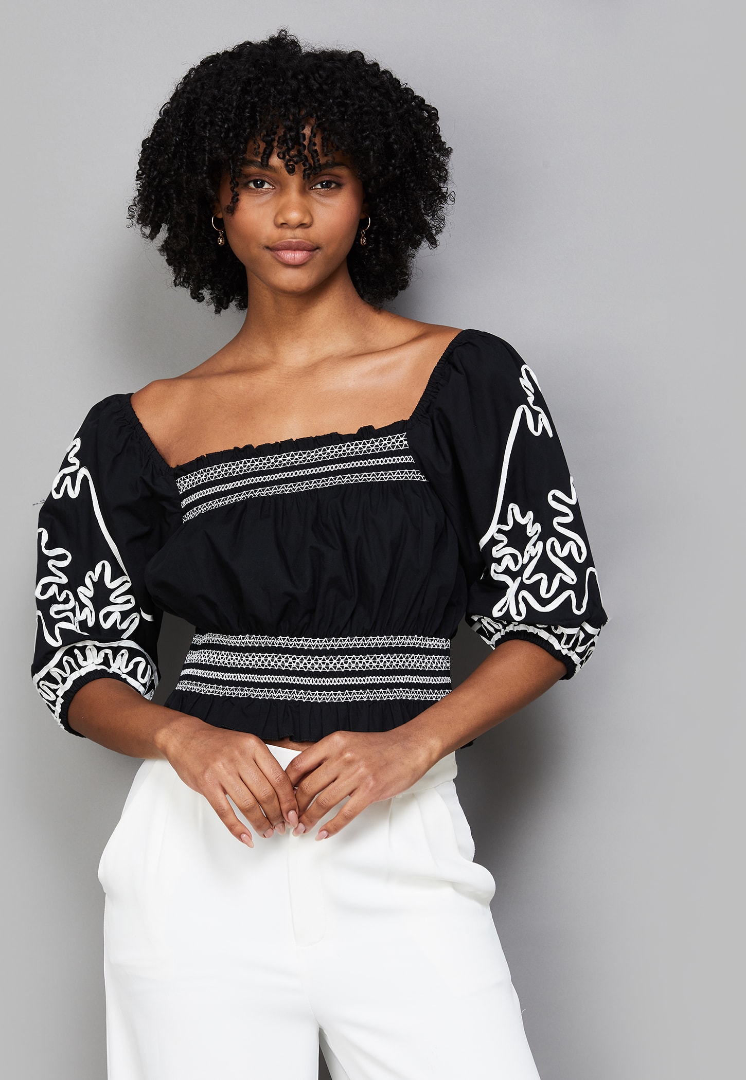 ONLY Embroidered Top-image-48