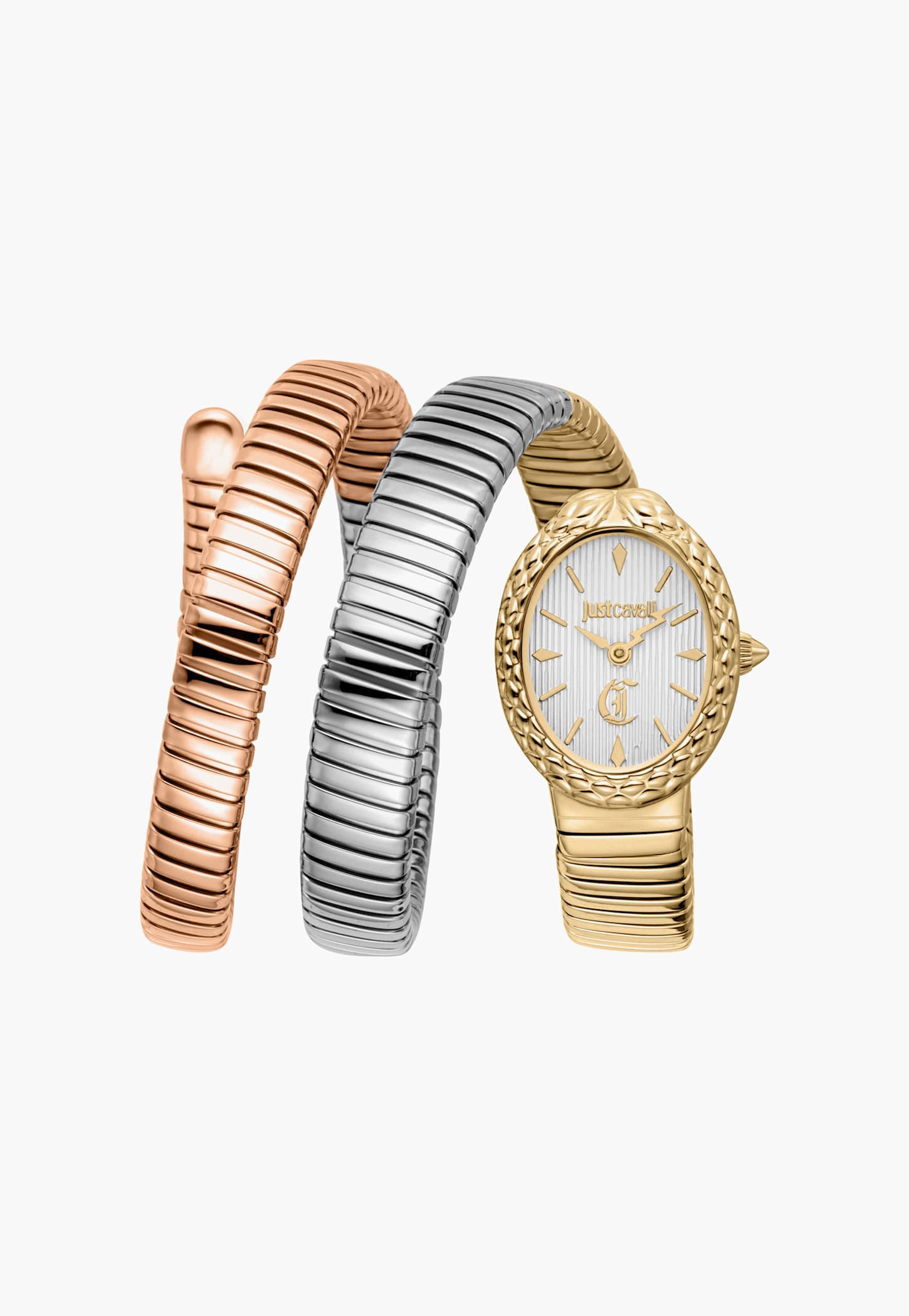 JUST CAVALLI Sognia Embellished Analog Watch - JC1L391M0065