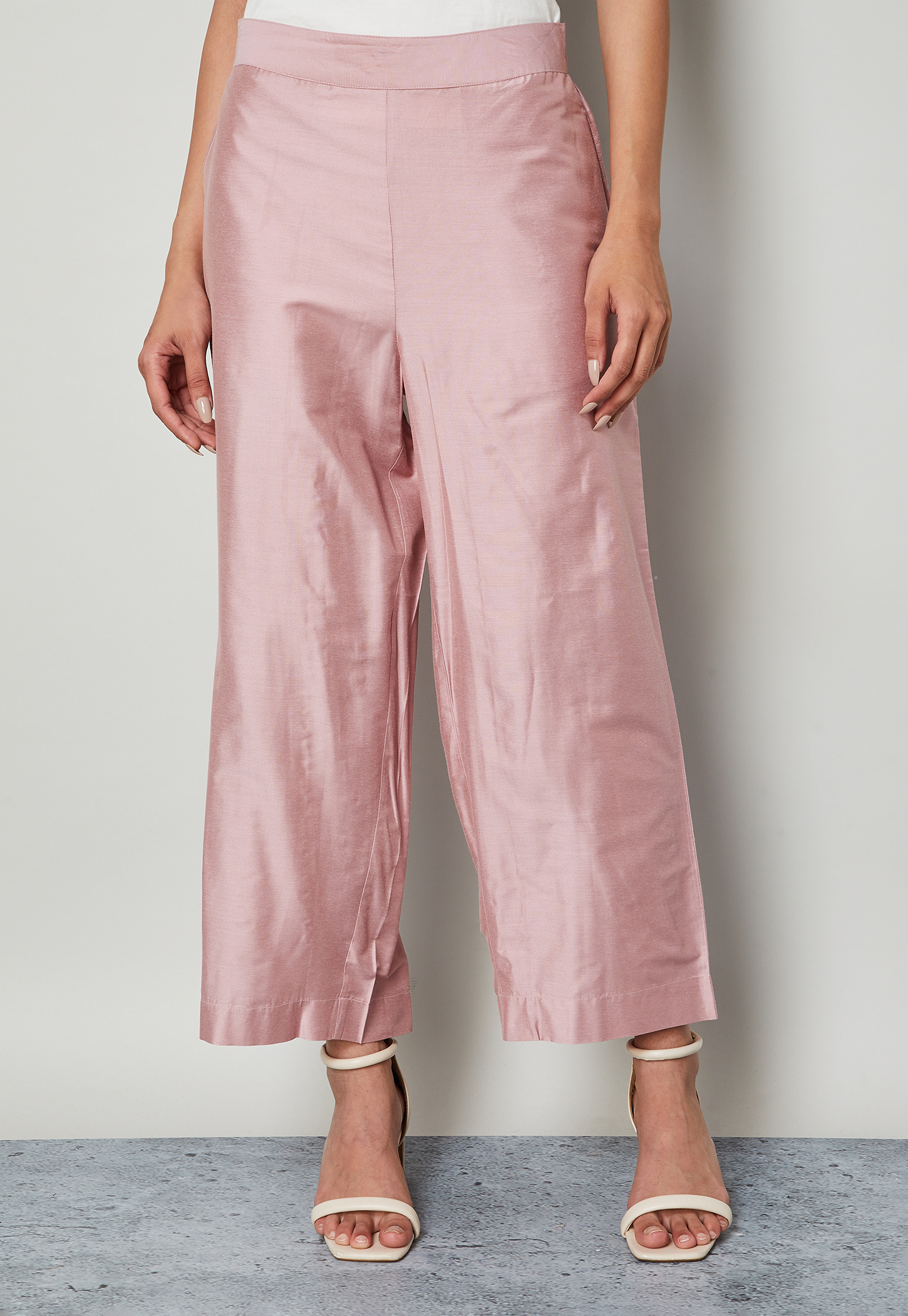 MELANGE Solid Palazzos-picture-29