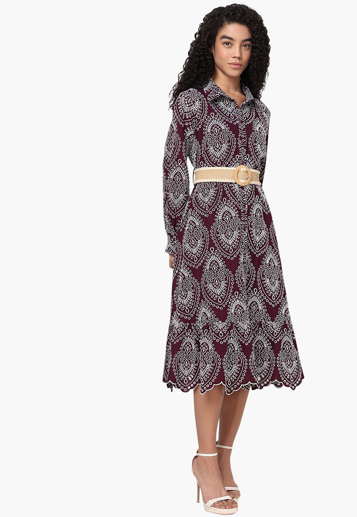 VERO MODA Embroidered Shirt Dress-image-13