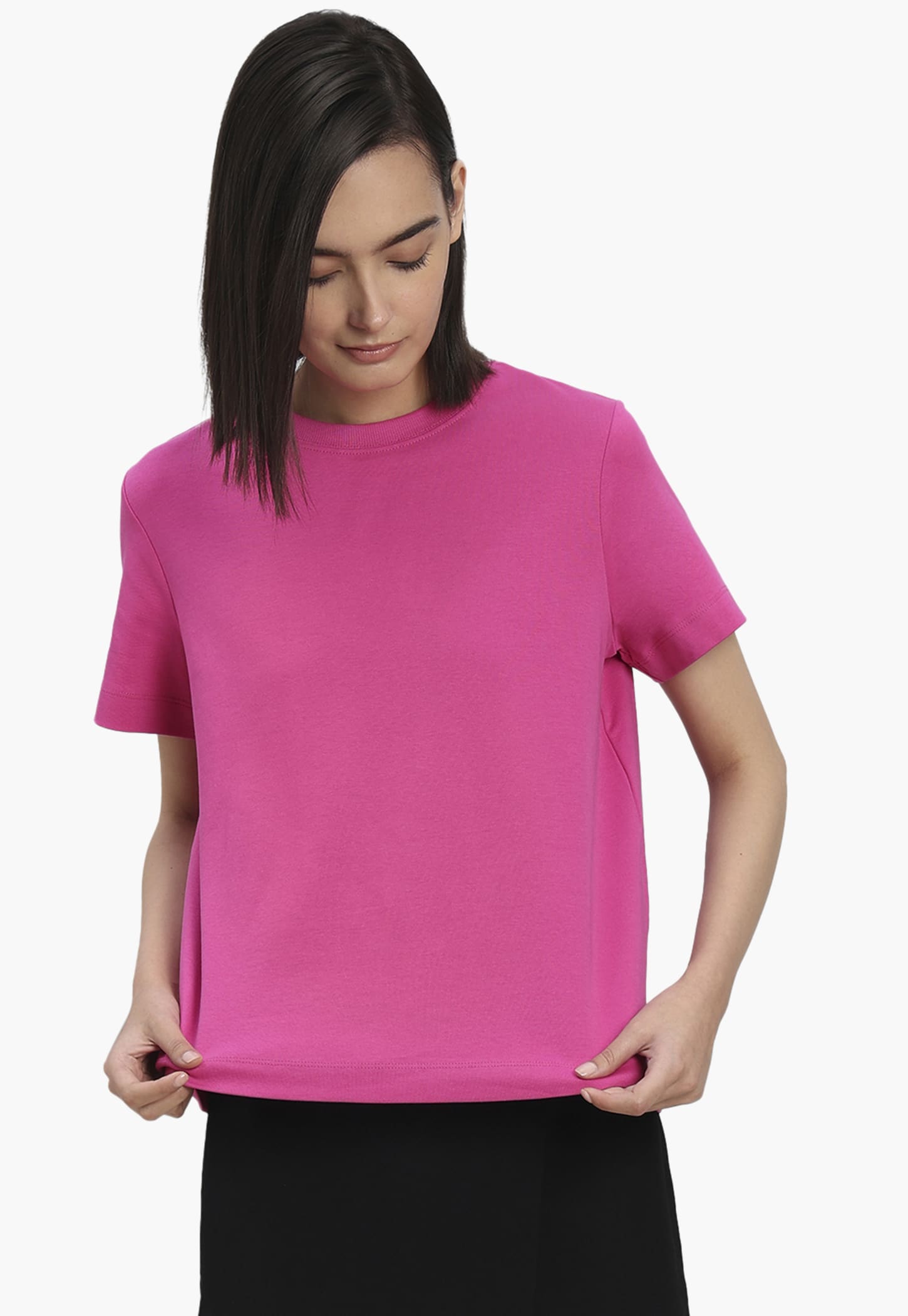 VERO MODA Solid T-shirt-picture-31