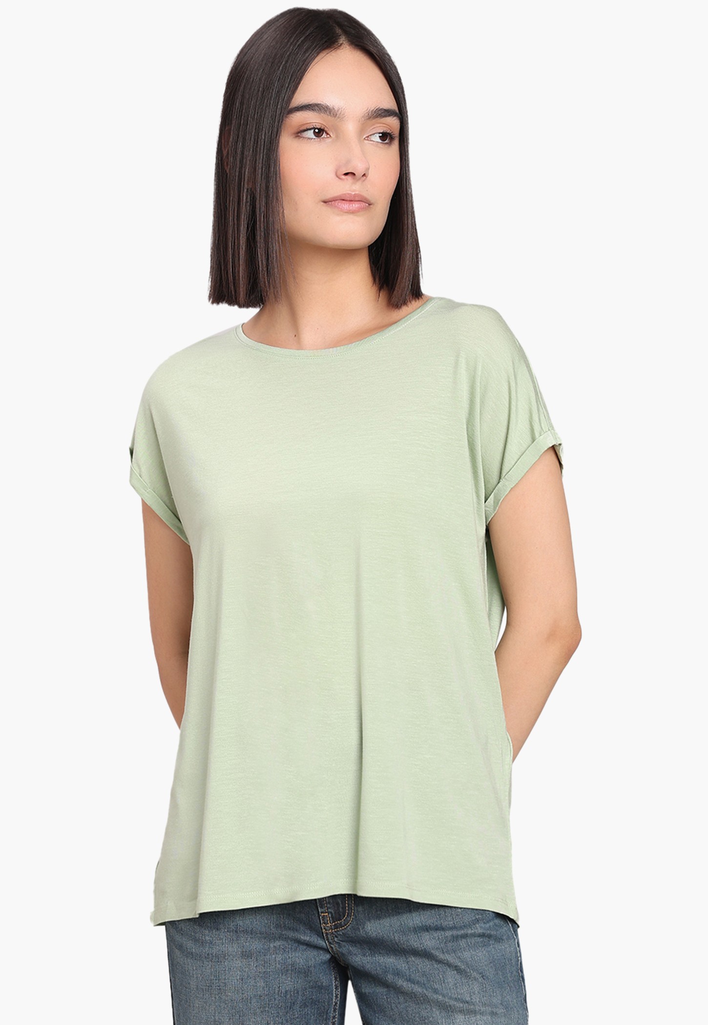 VERO MODA Solid T-shirt-picture-41
