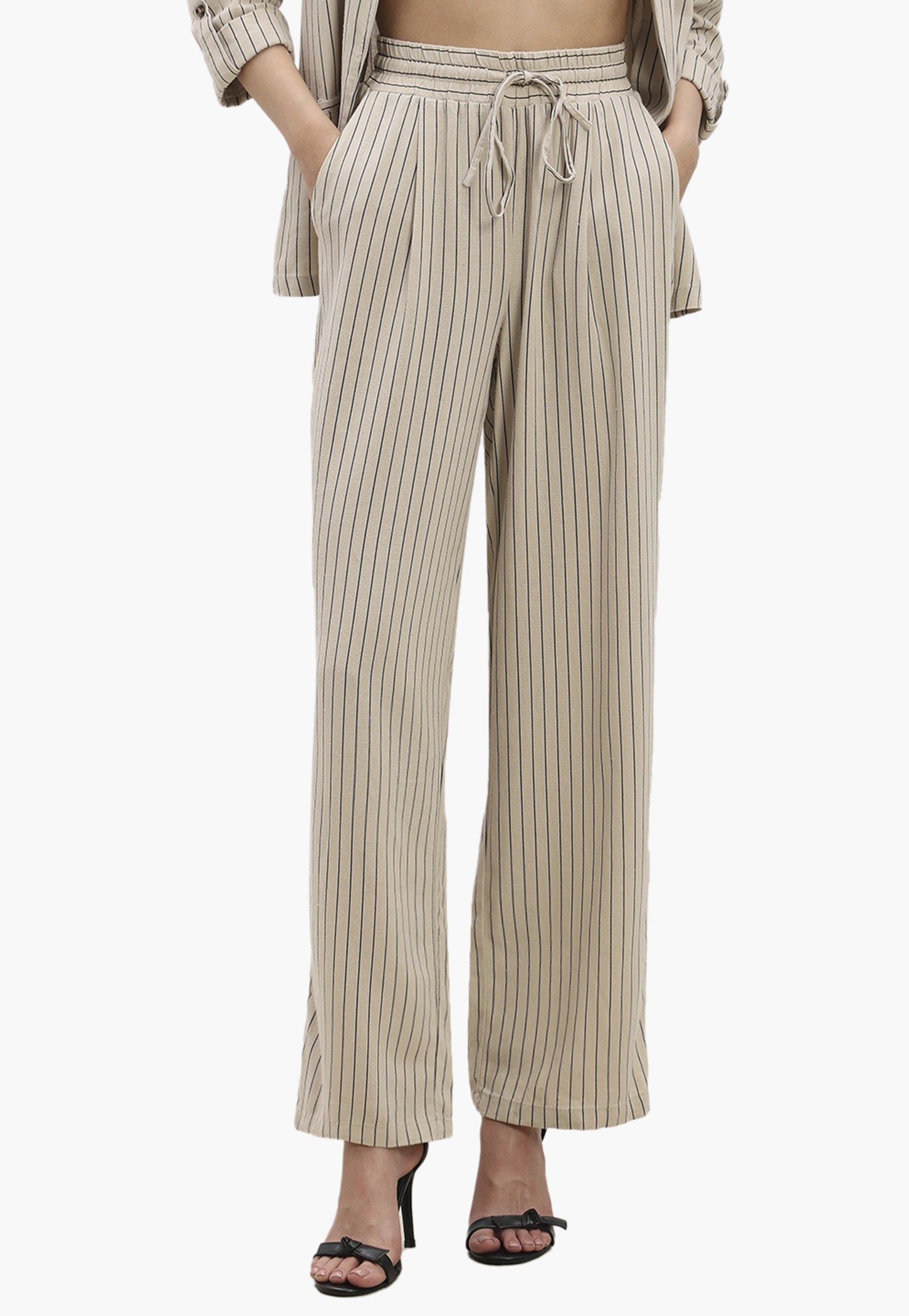 VERO MODA Striped Woven Trousers-picture-13