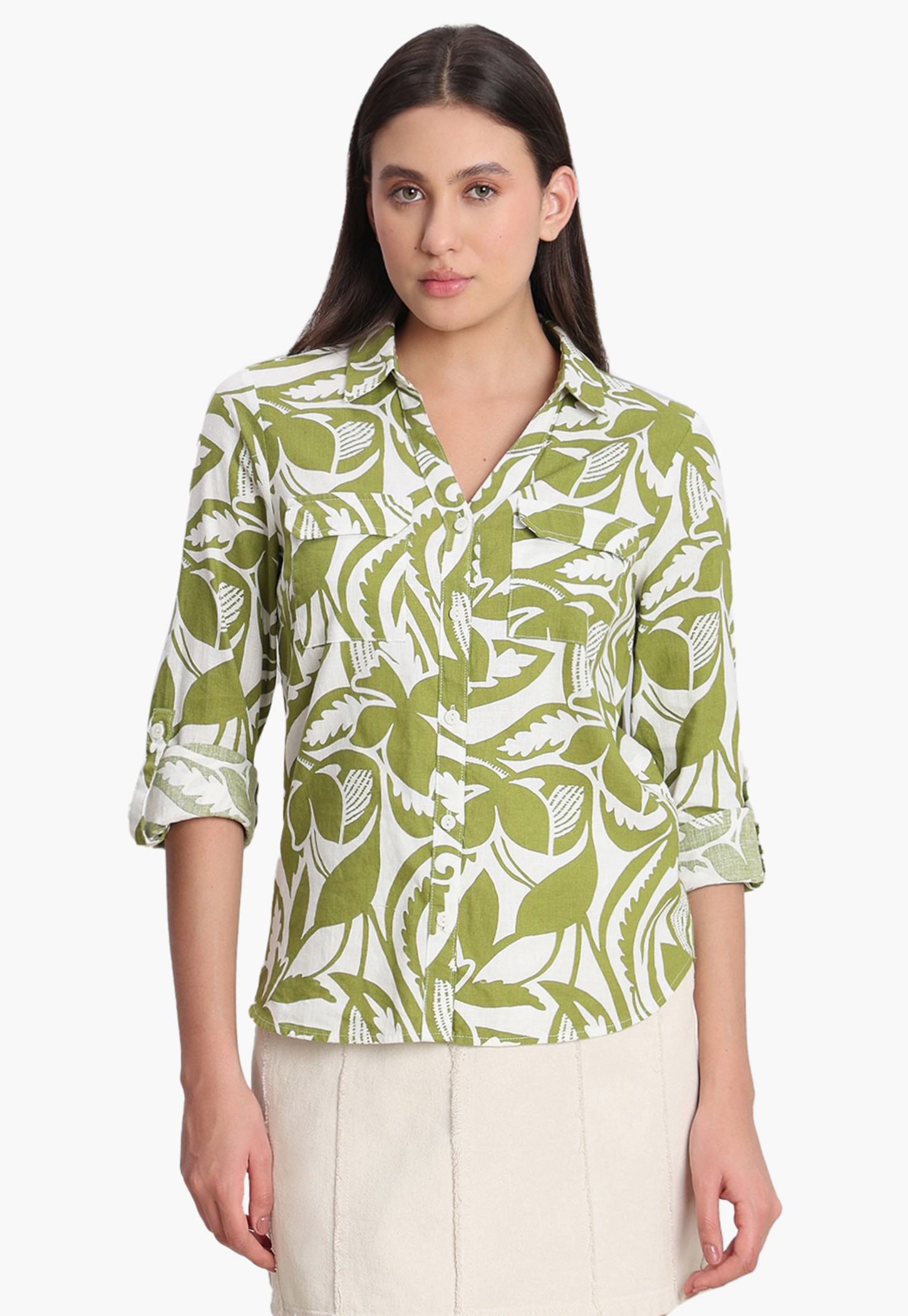 VERO MODA Tropical Print Shirt-picture-37