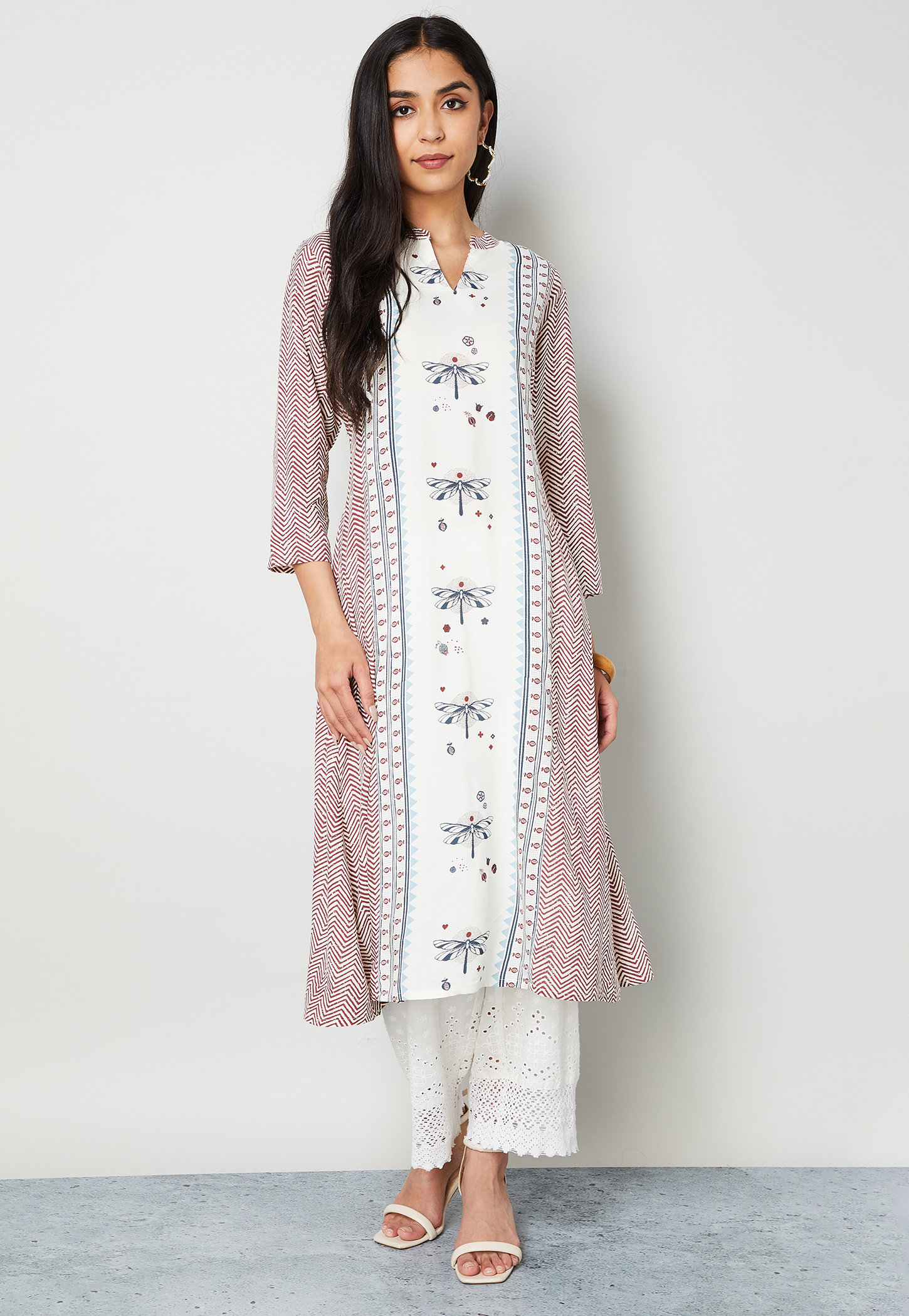 MELANGE Printed Straight Kurta-picture-16