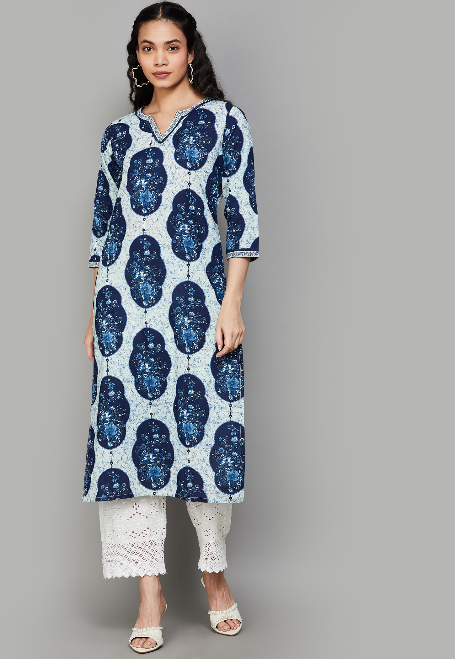 LIBAS Floral Print Straight Kurta-picture-36