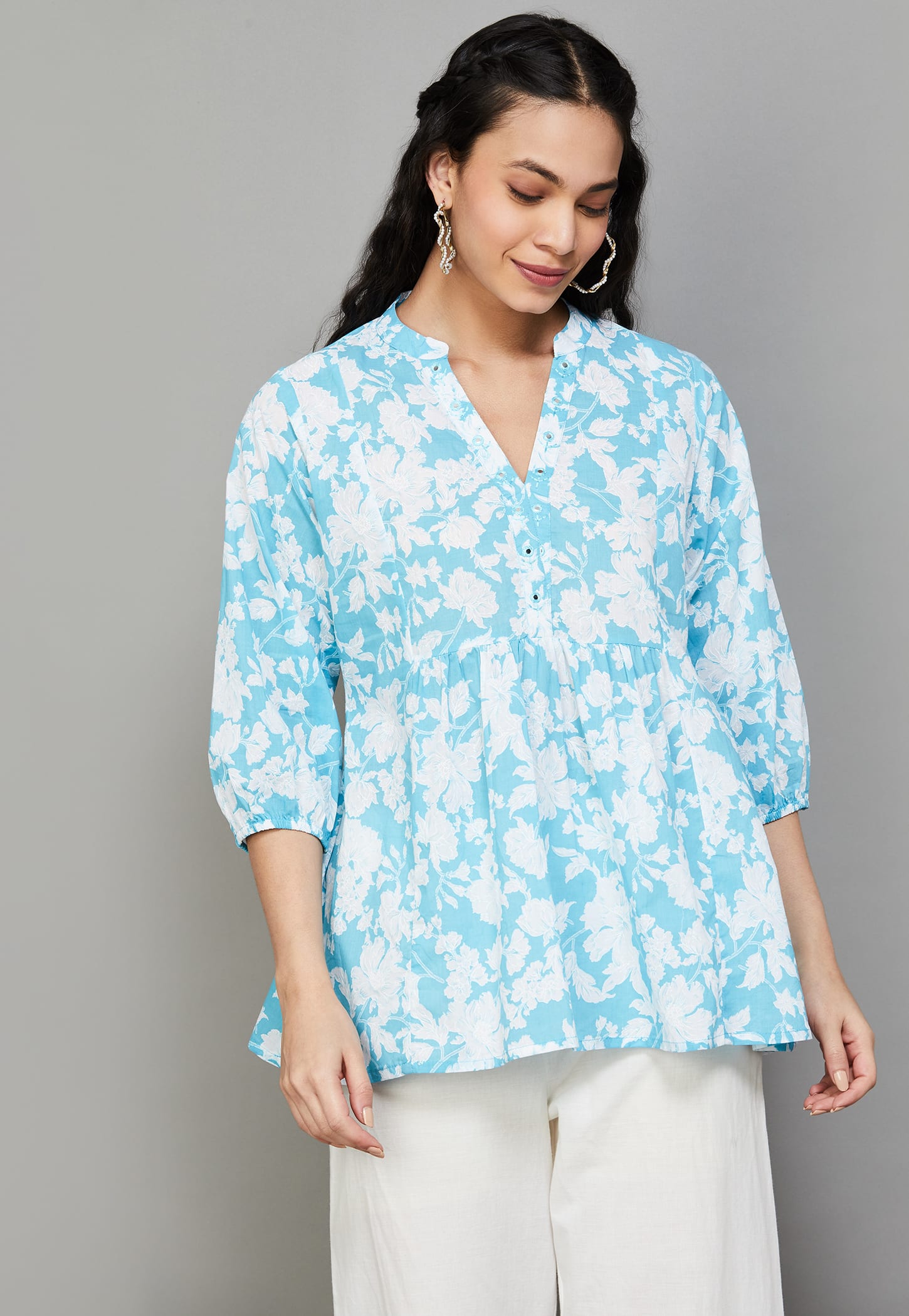 LIBAS Floral Print Kurti-image-45