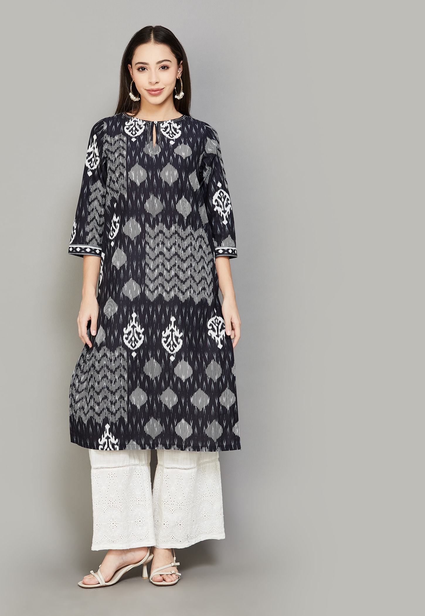 BIBA Ethnic Motif Straight Kurta-picture-13