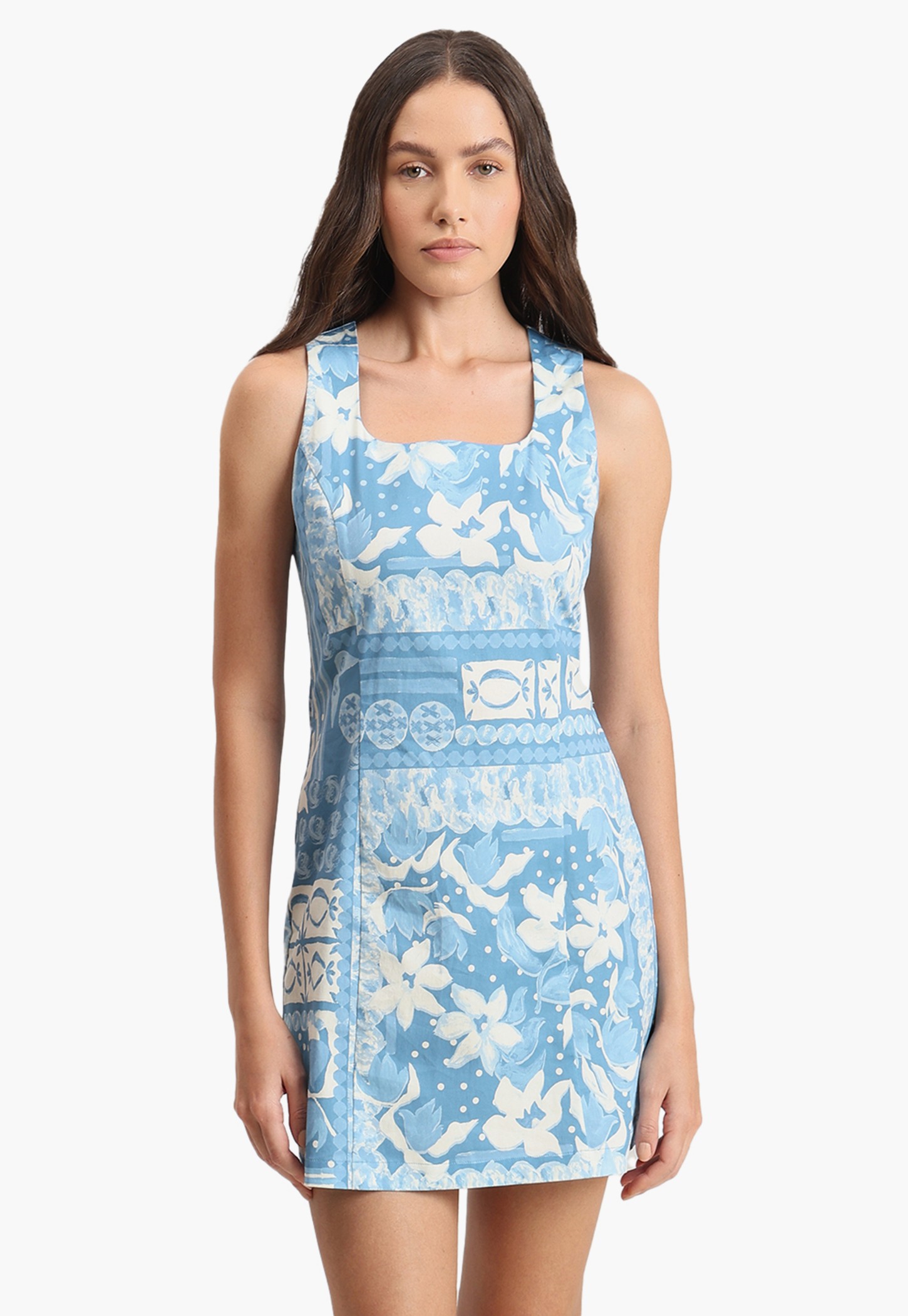 VERO MODA Floral Print Mini Shift Dress-picture-25