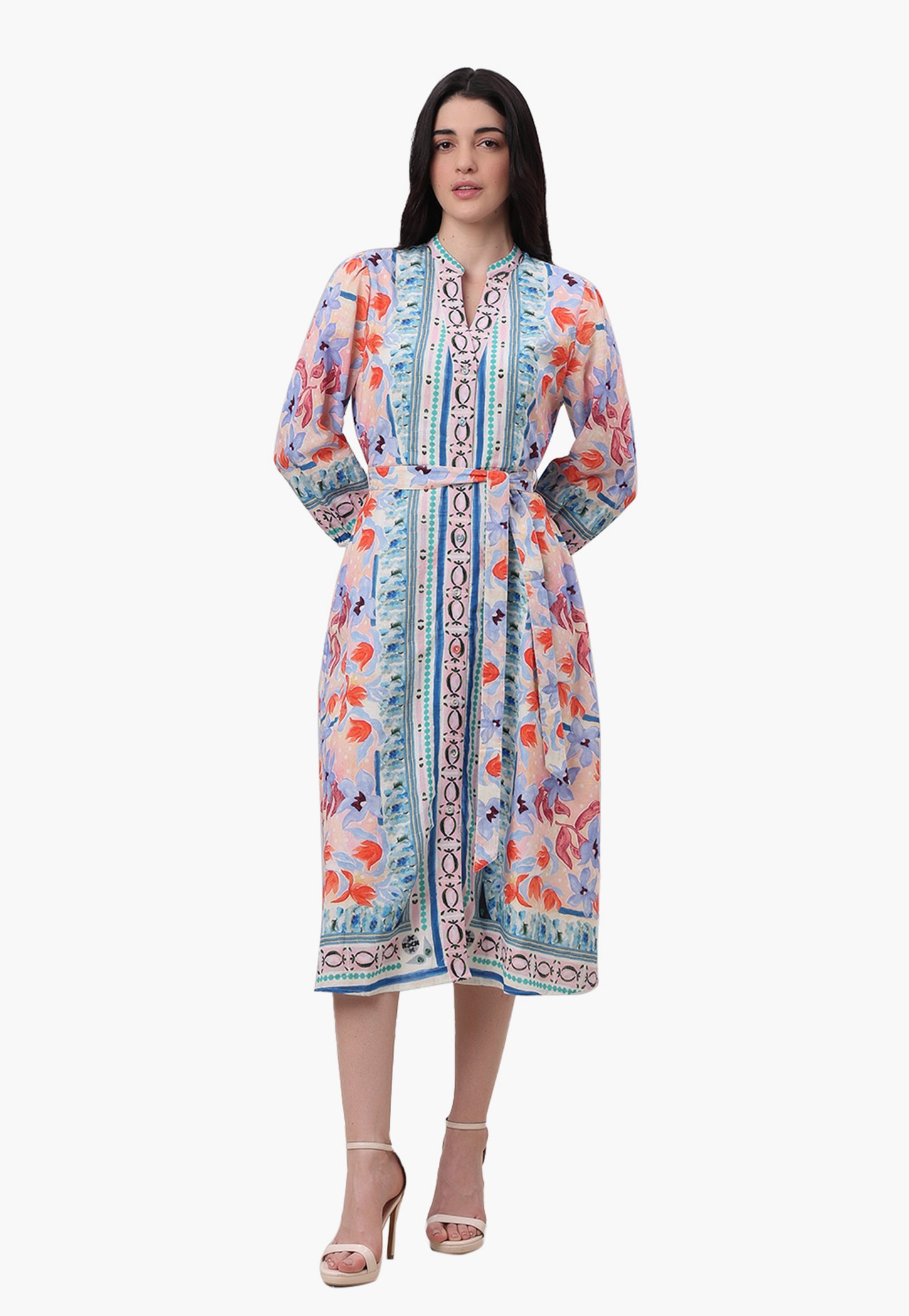 VERO MODA Floral Print A-Line Dress-picture-24
