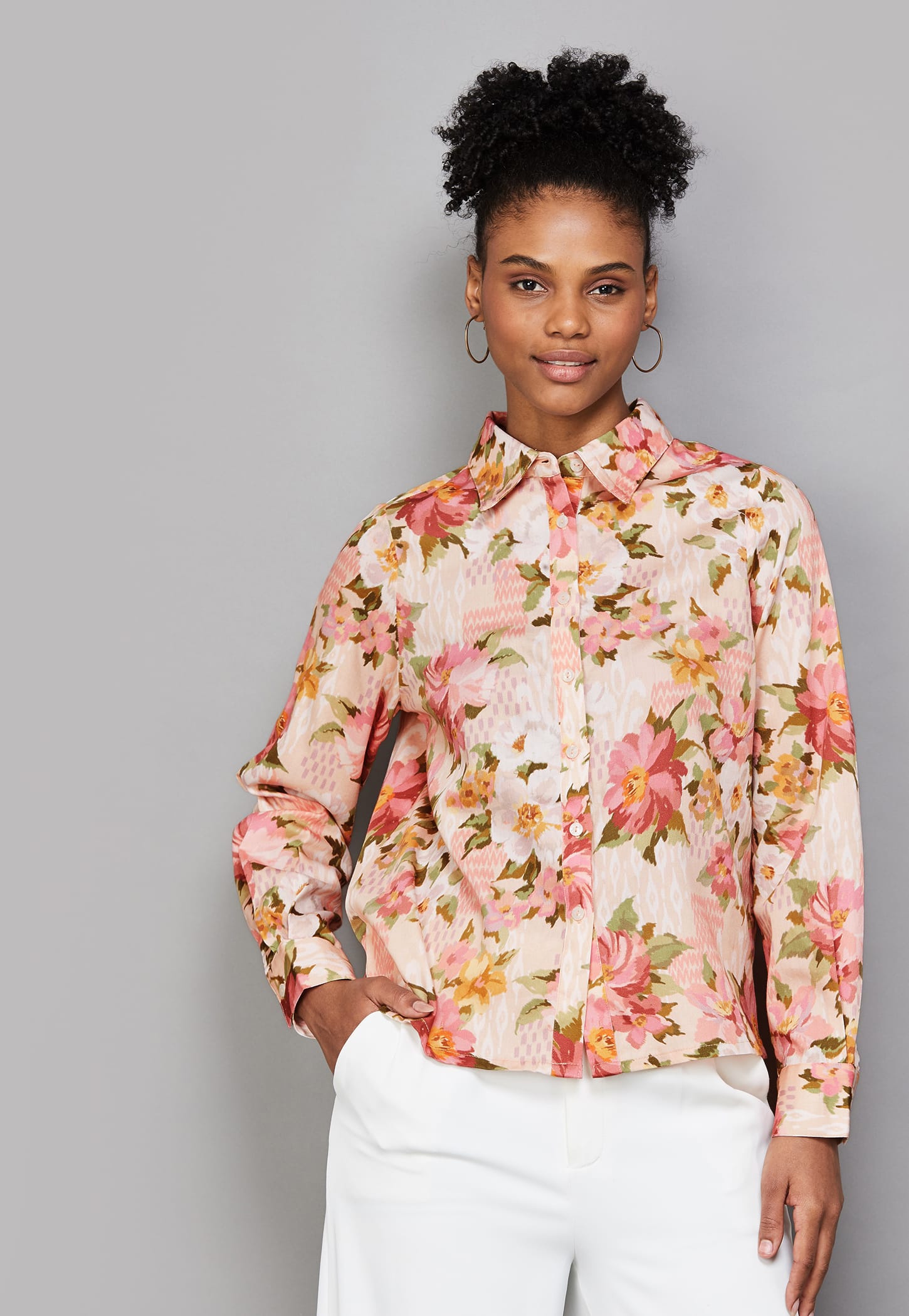 VERO MODA Floral Print Regular Shirt-picture-16