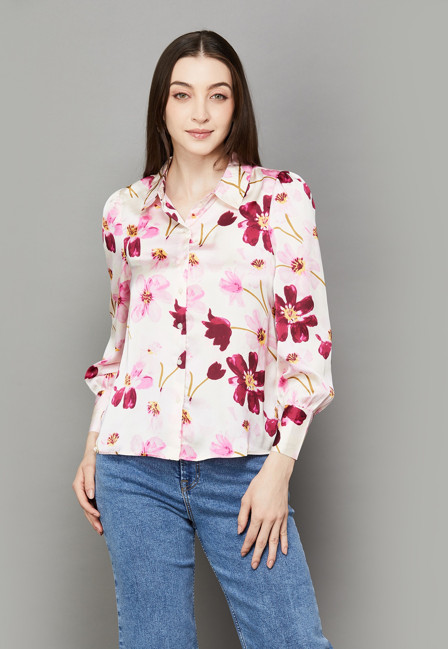 VERO MODA Floral Print Shirt-picture-21