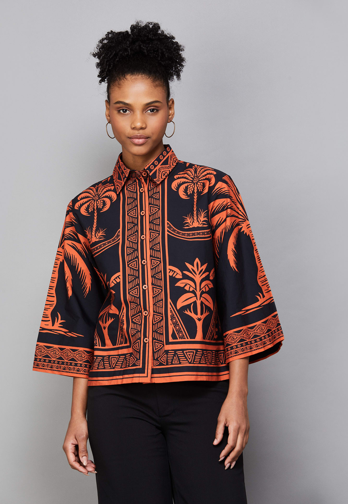 VERO MODA Tropical Print Shirt-picture-54