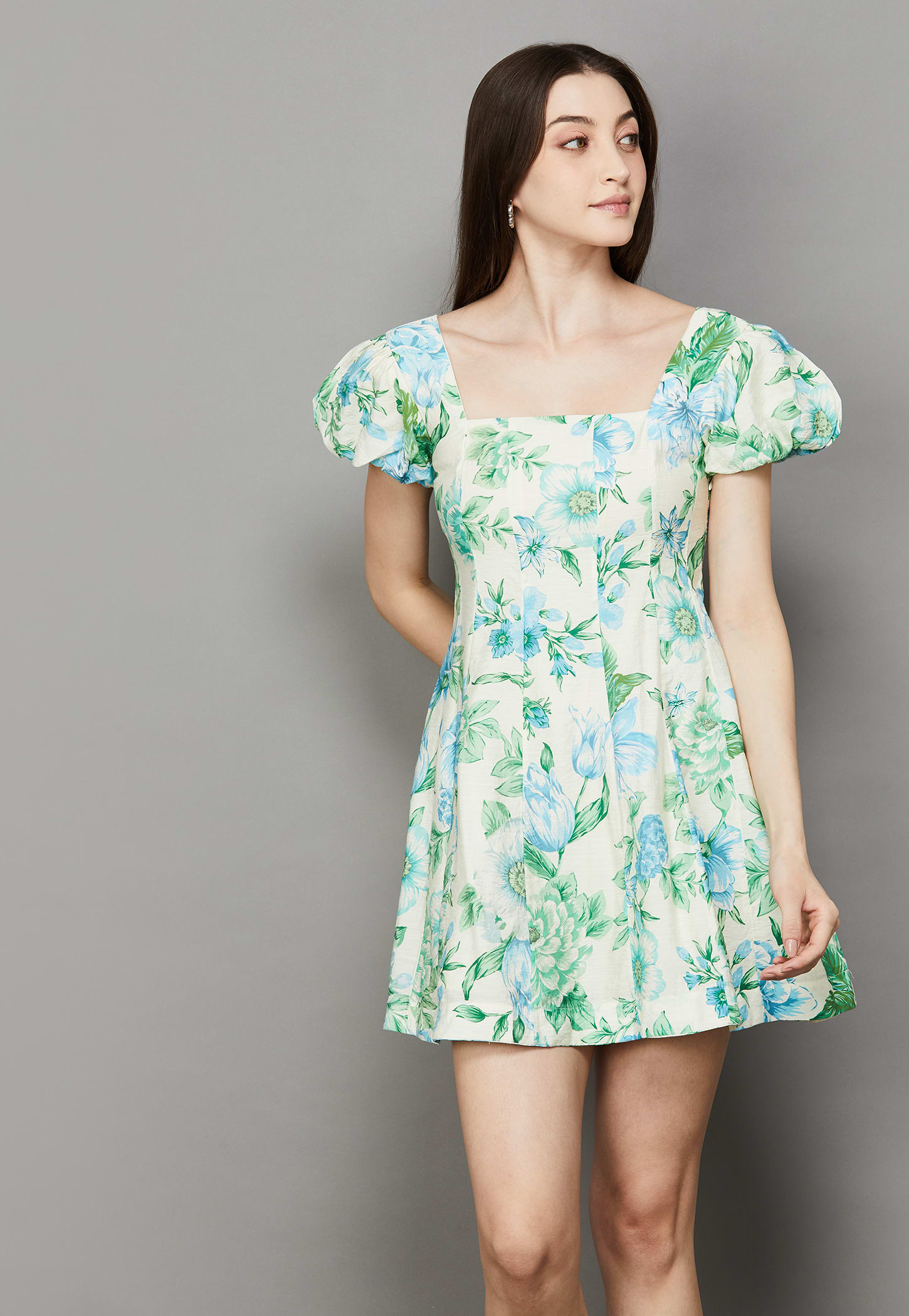 ONLY Floral Print Mini Dress-picture-39