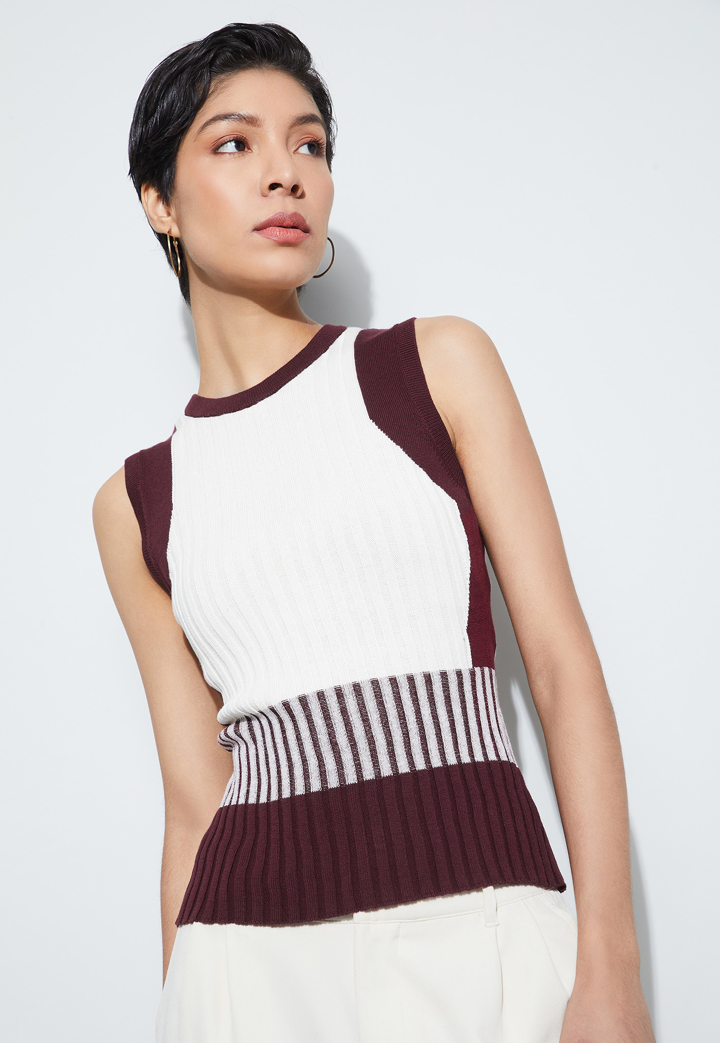 CODE Knit Sleeveless Top-image-18