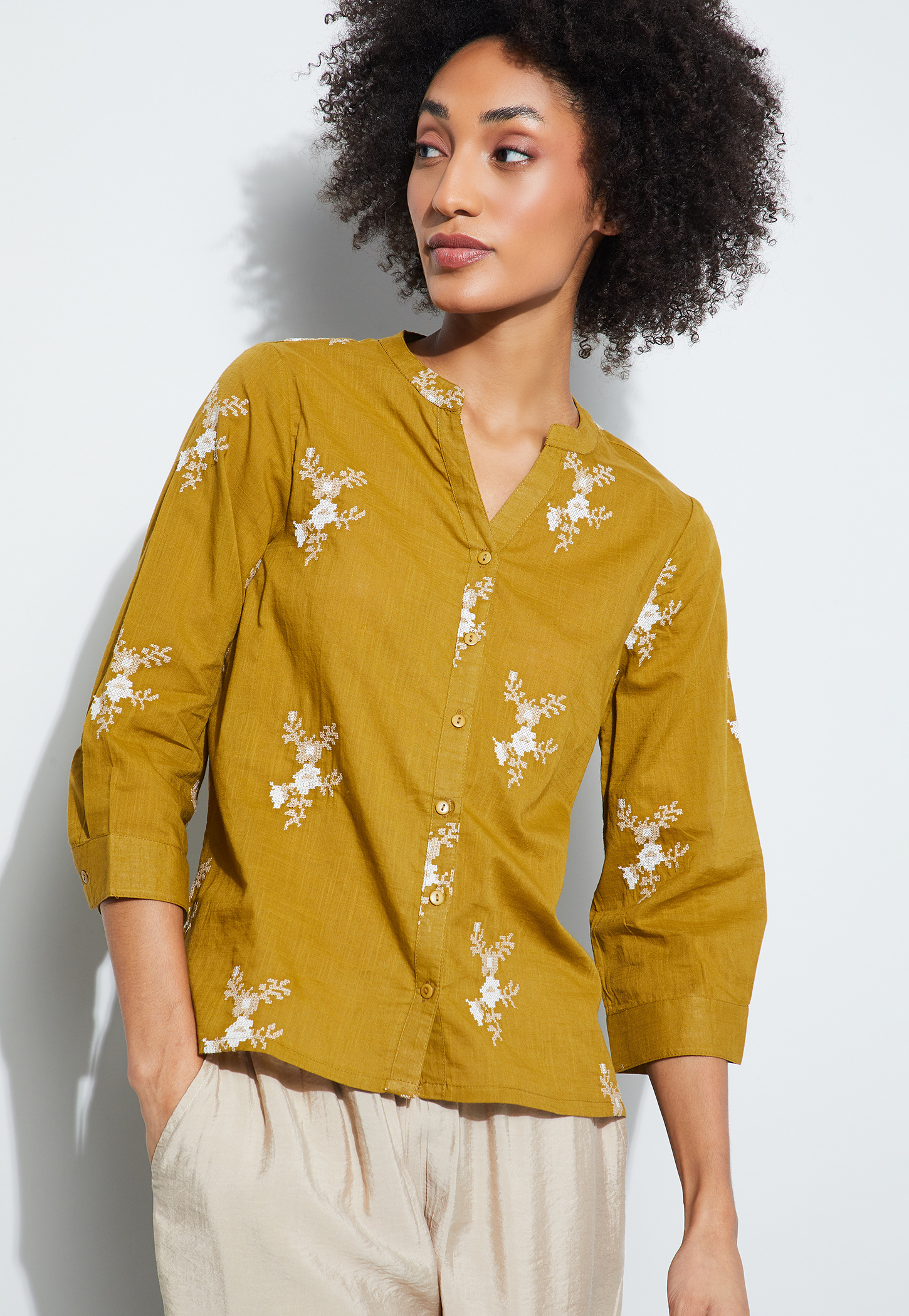FAME FOREVER Embroidered Top-picture-42