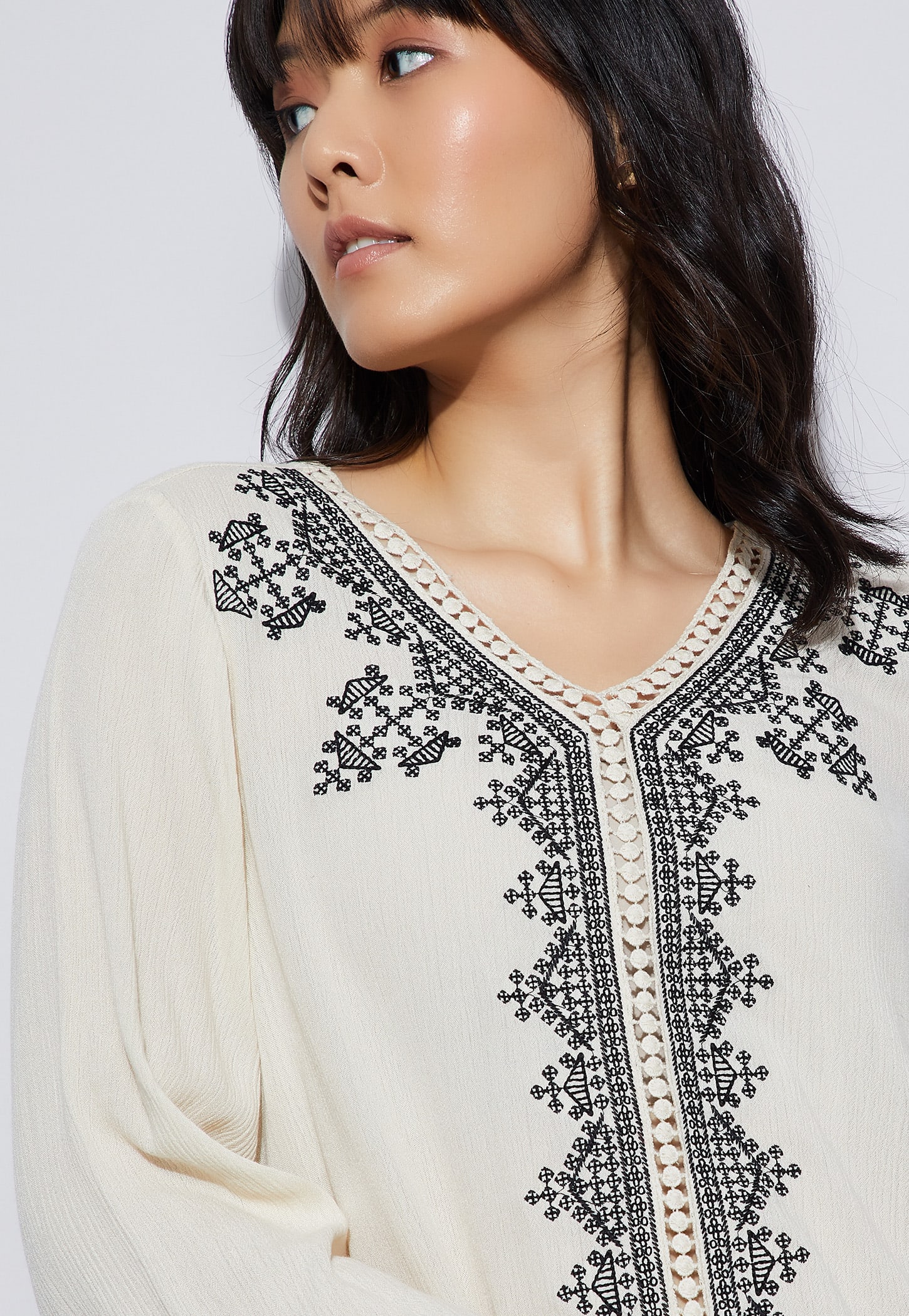 FAME FOREVER Embroidered Top-picture-55
