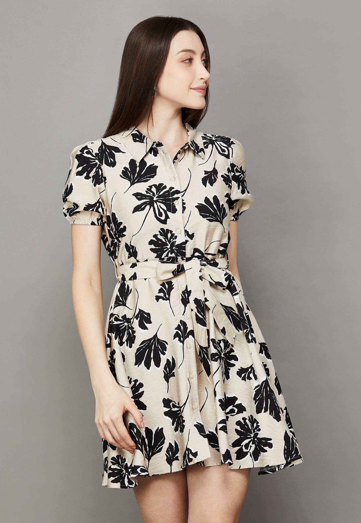 VERO MODA Floral Print A-line Dress-picture-34