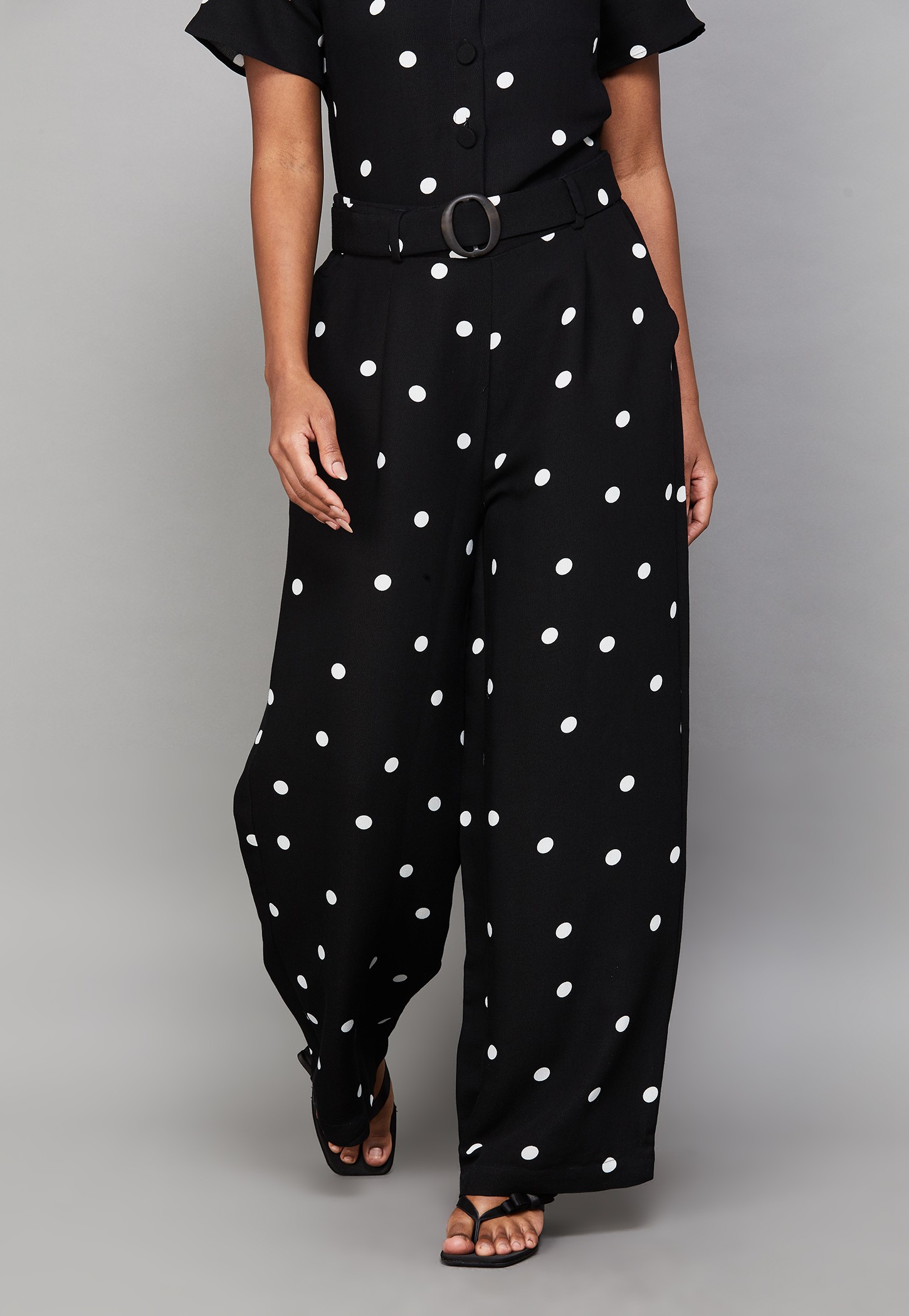VERO MODA Polka Dot Print Trousers-picture-56