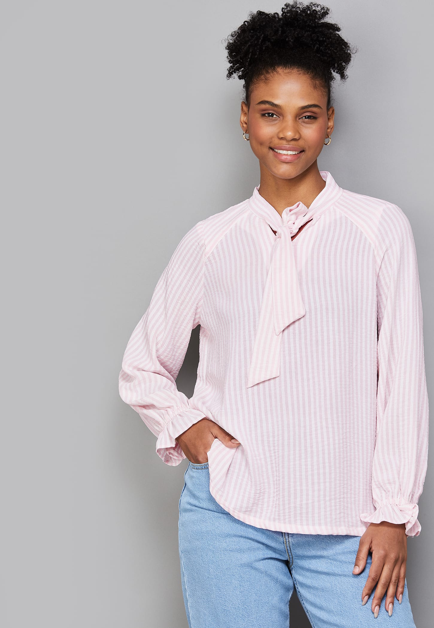 AND Striped Tie-Up Top-picture-27