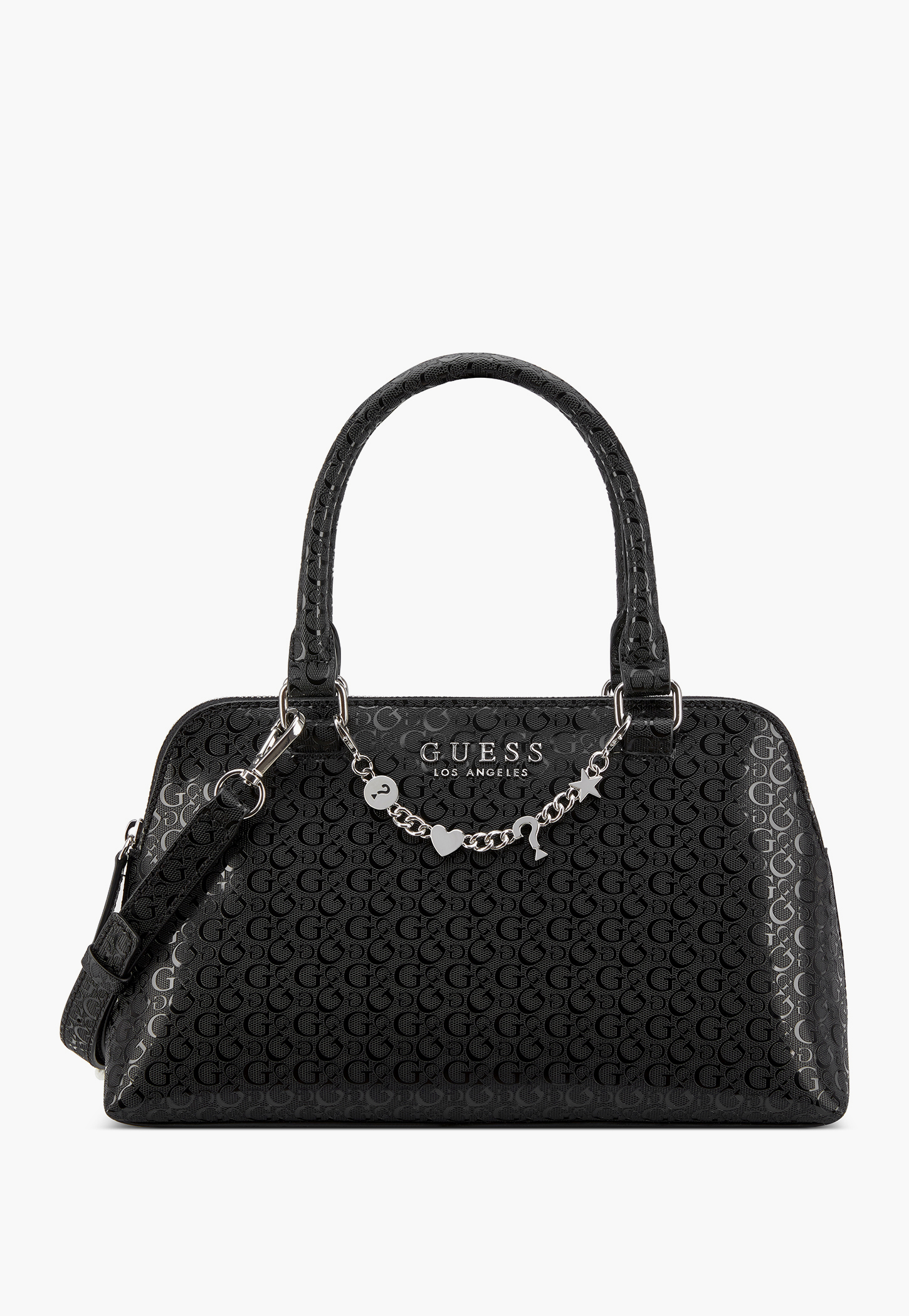 GUESS Monogram Print Handheld Bag-picture-18