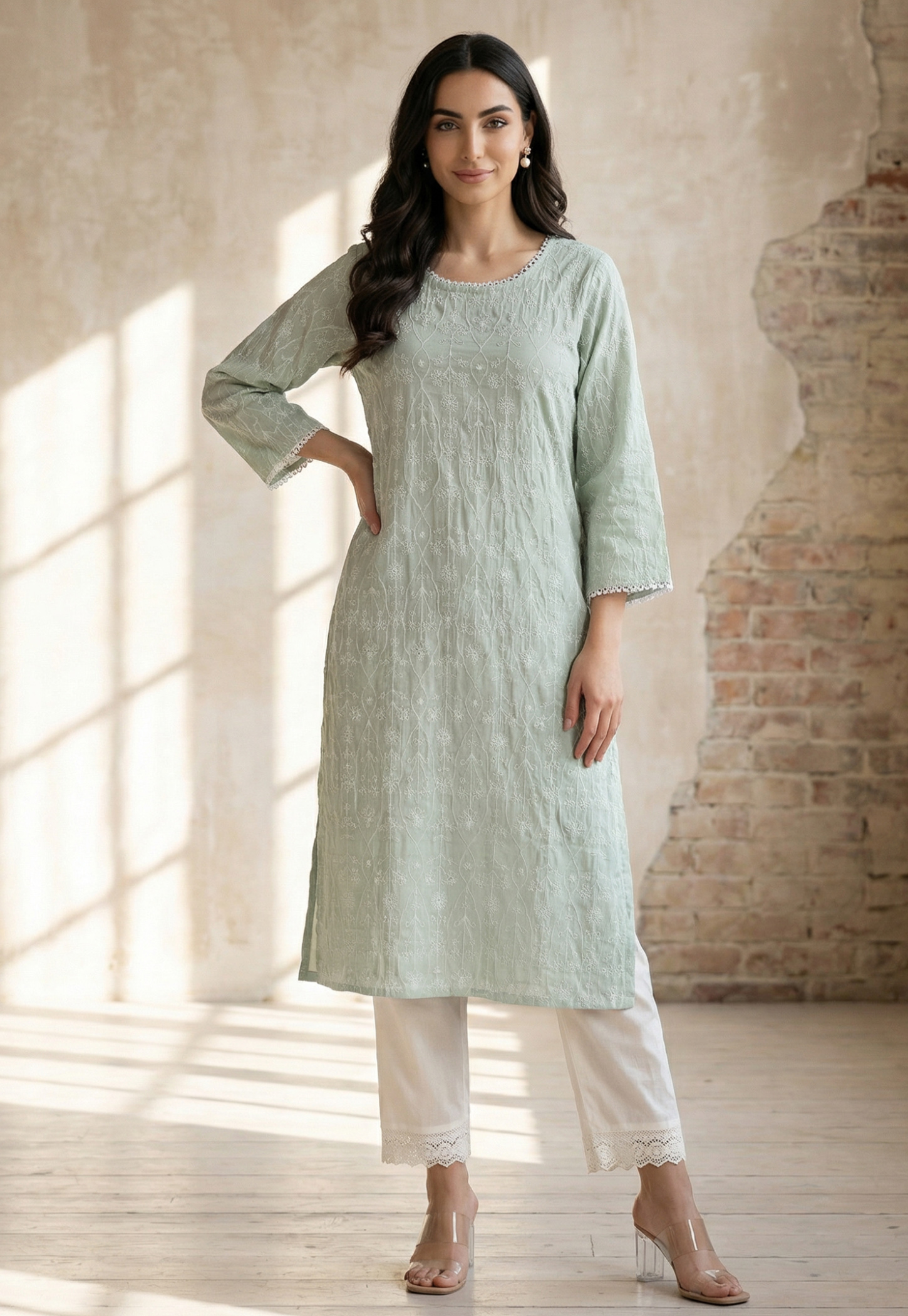 W Embroidered Straight Kurta-picture-36