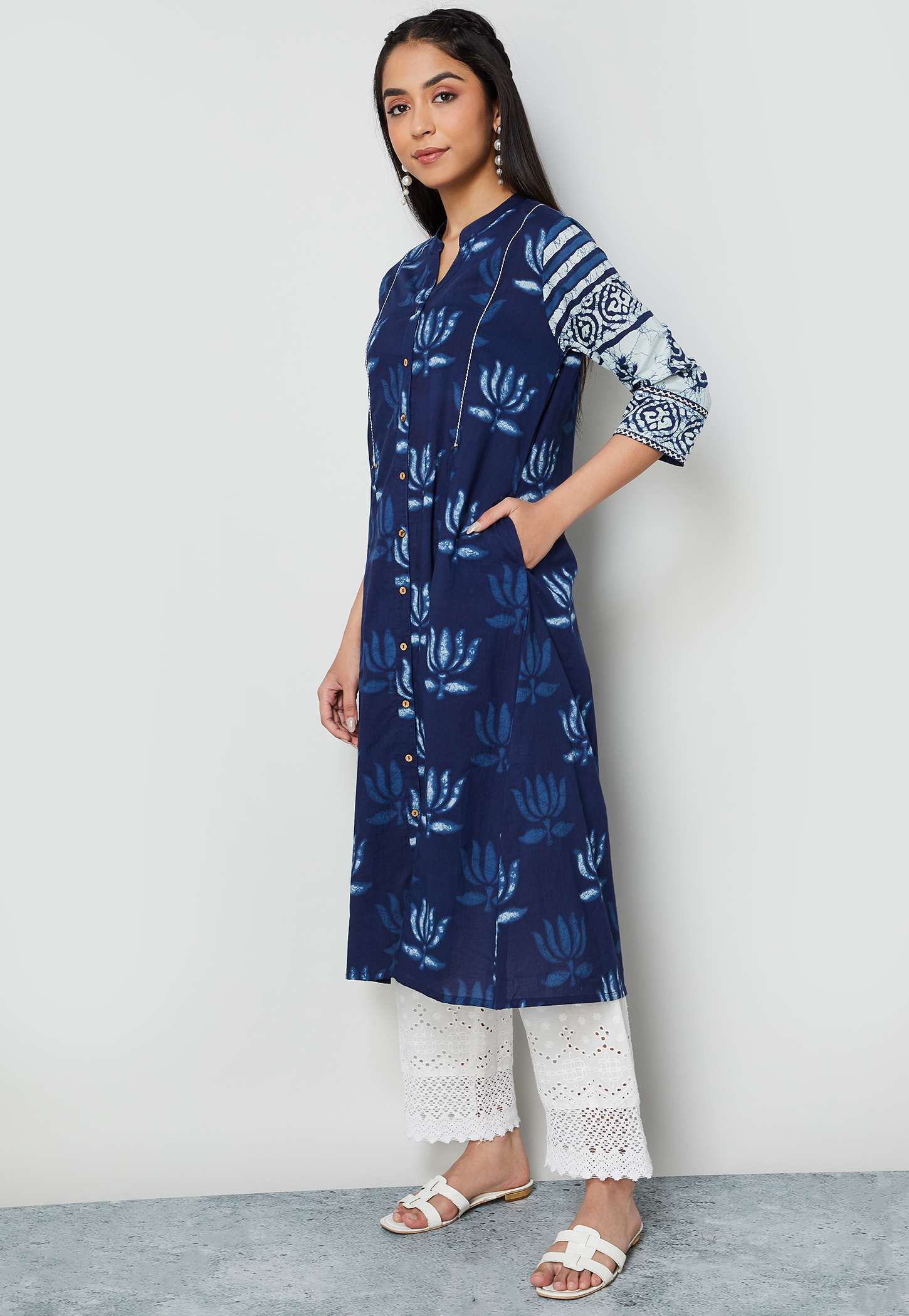 MELANGE Printed Straight Kurta-picture-33