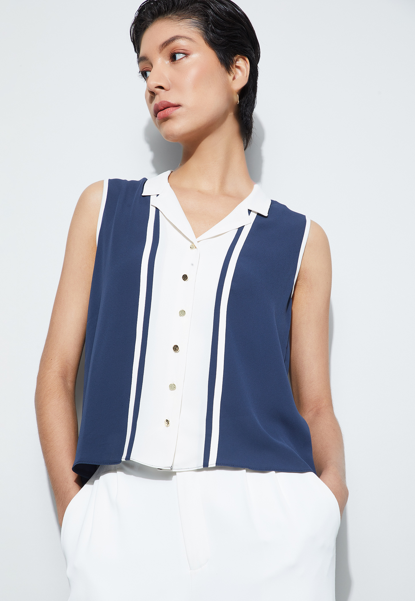 CODE CLASSIC Striped Top-picture-18