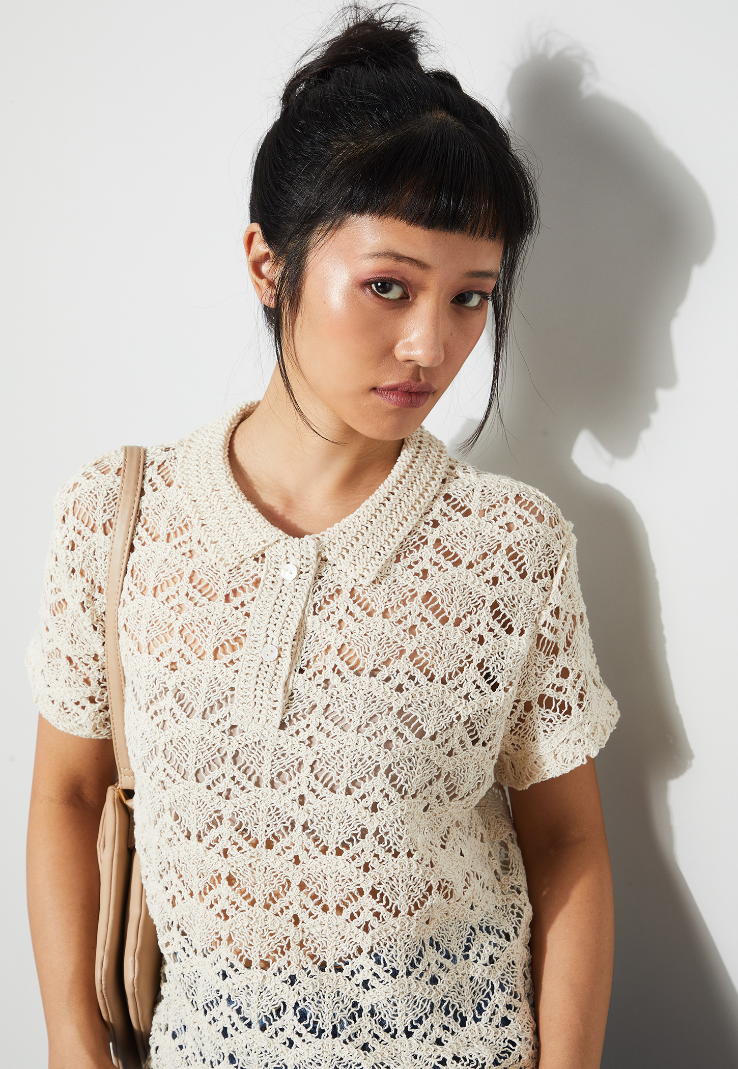 GINGER Crocheted Polo T-shirt-picture-48