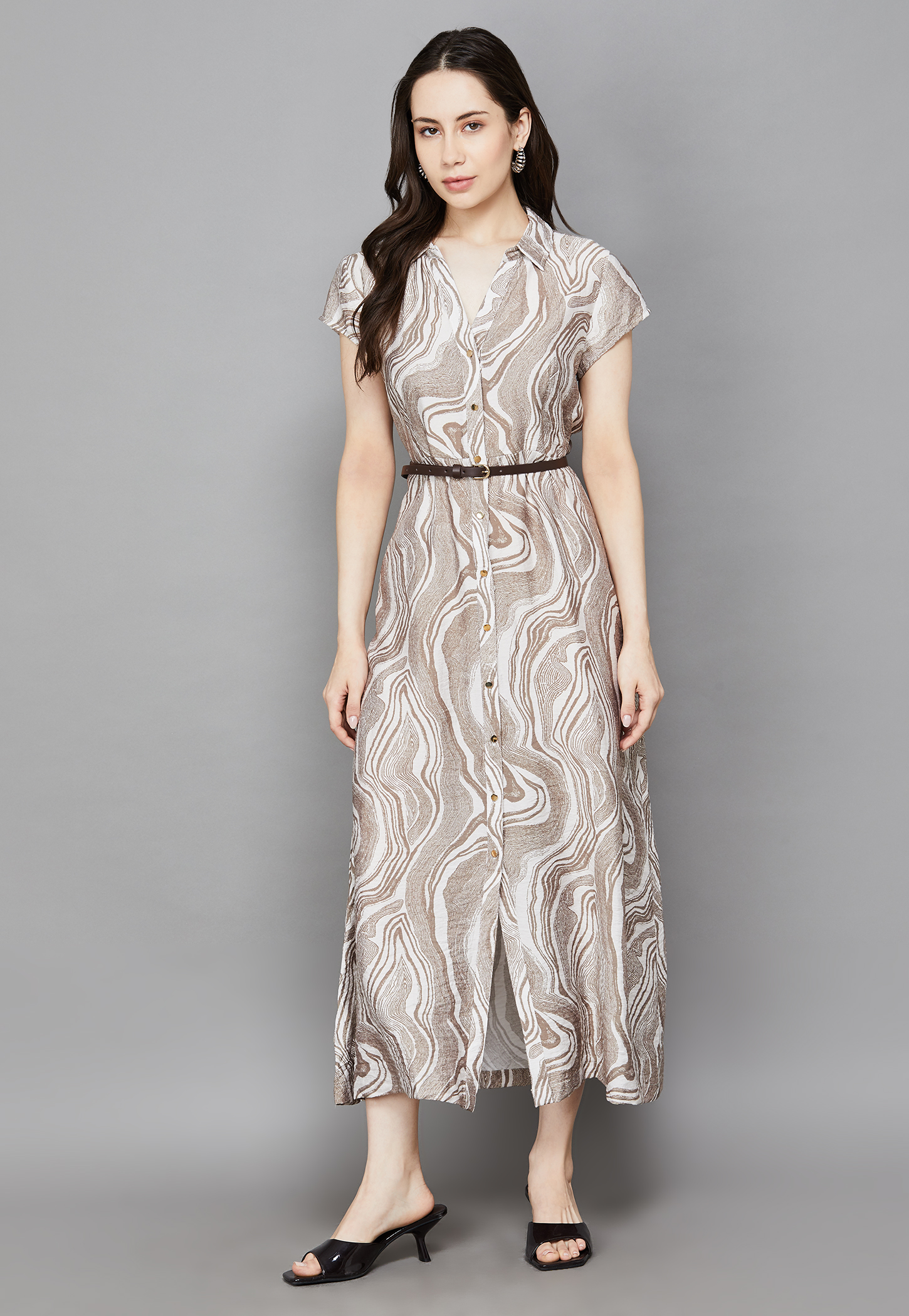 AND Abstract Printed Button-Up Maxi Dress-picture-18