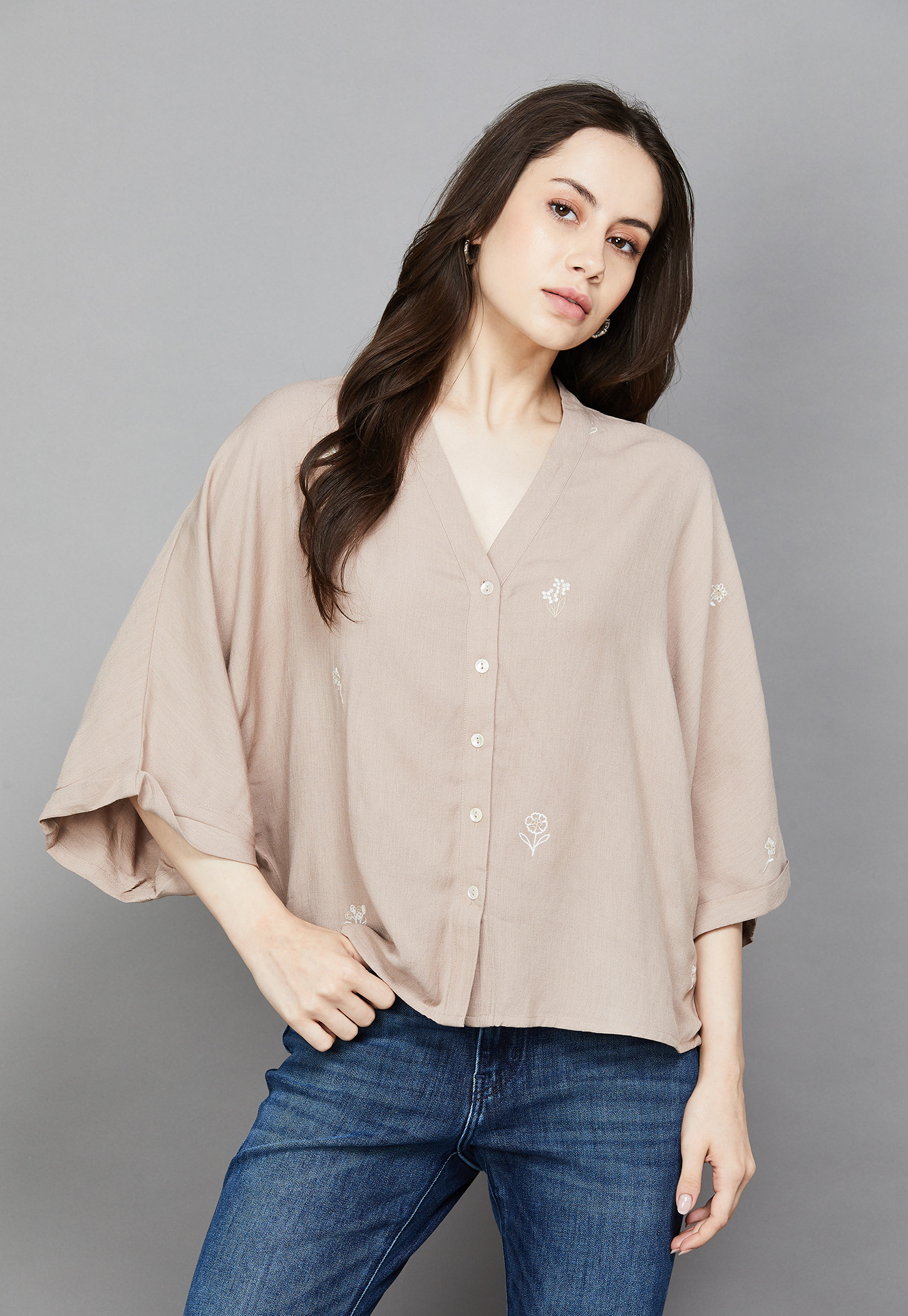 AND Embroidered Shirt Style Top-picture-18