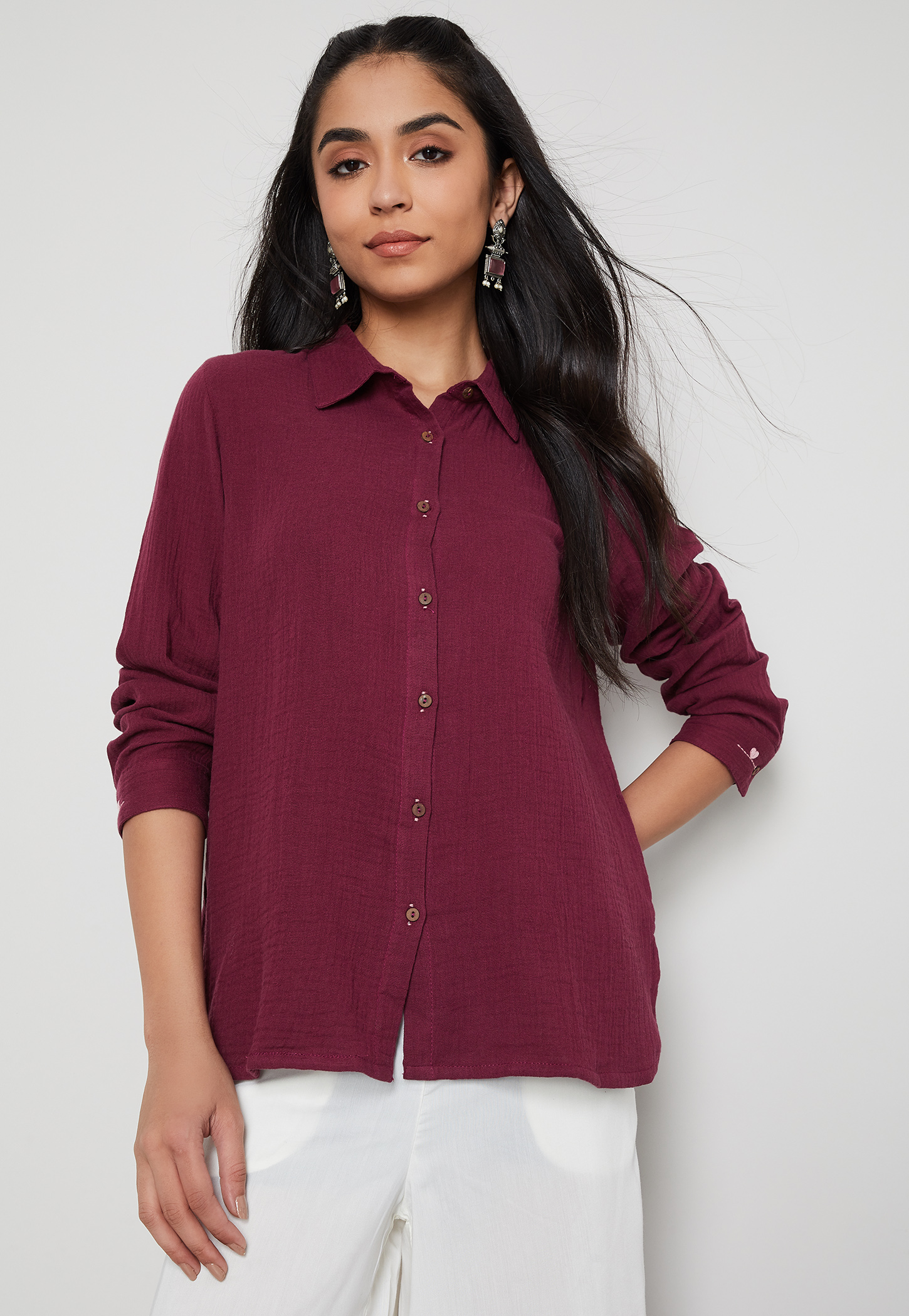 MELANGE Embroidered Shirt-picture-25