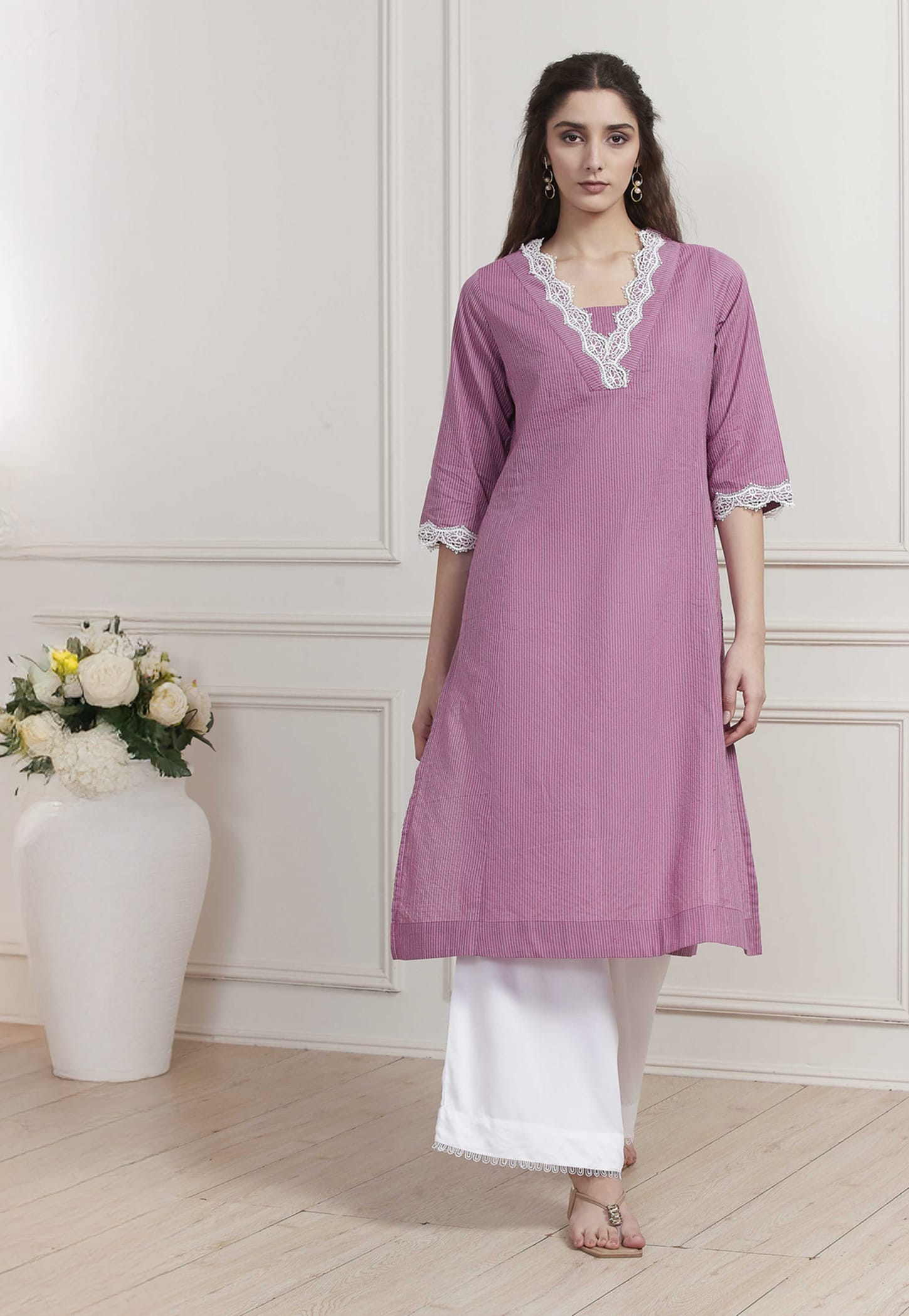 BIBA Lace Straight Kurta-picture-42