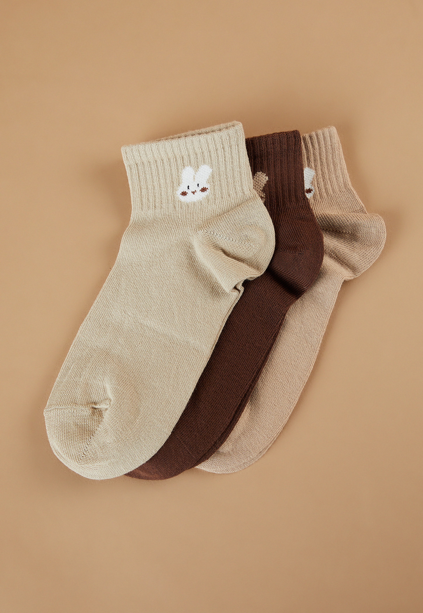 GINGER Ankle Length Socks - Pack of 3-image-8