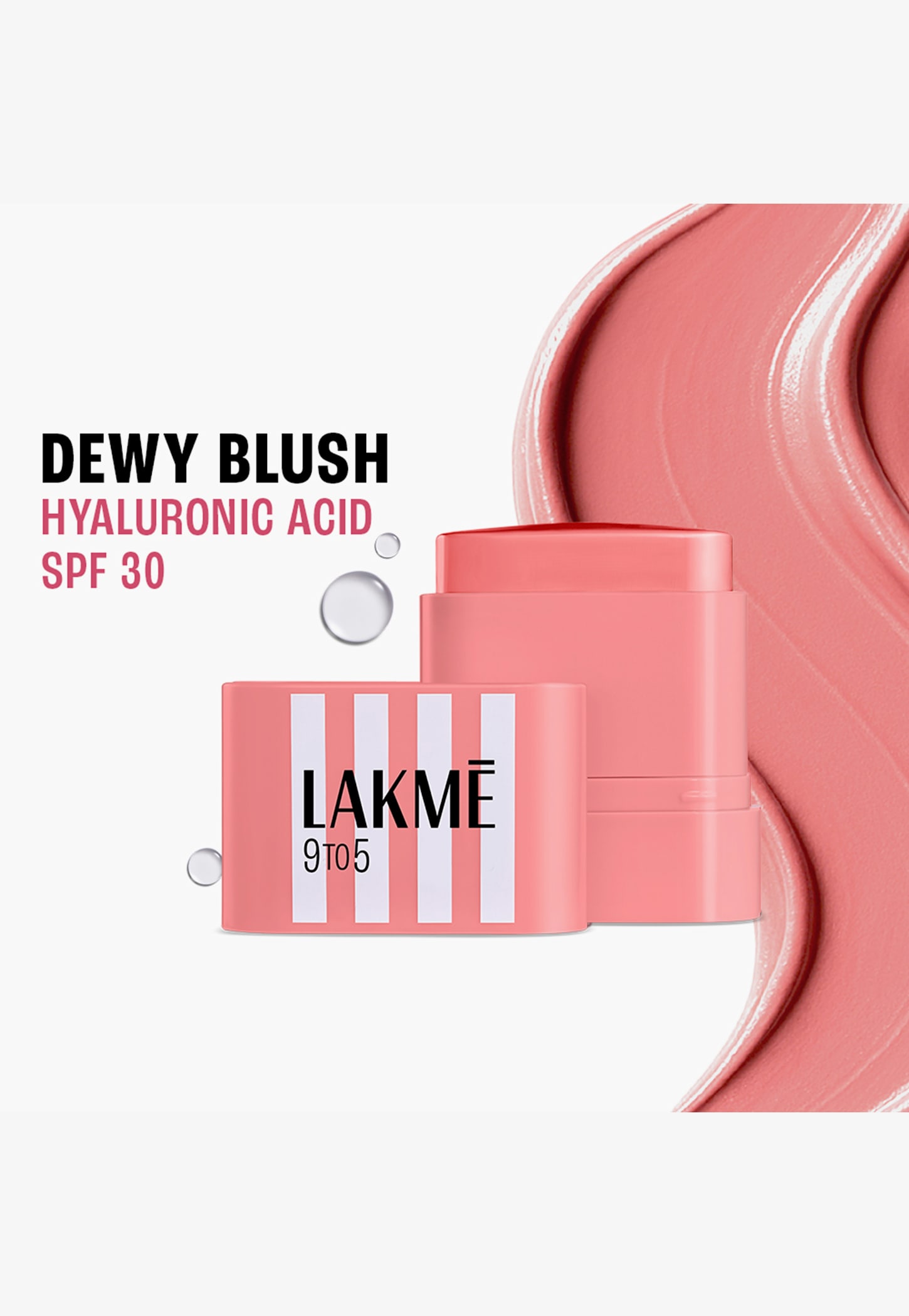 LAKME 9to5 Hya Matte Beach Edit Blush - Beach Peach - 8.6g-picture-54