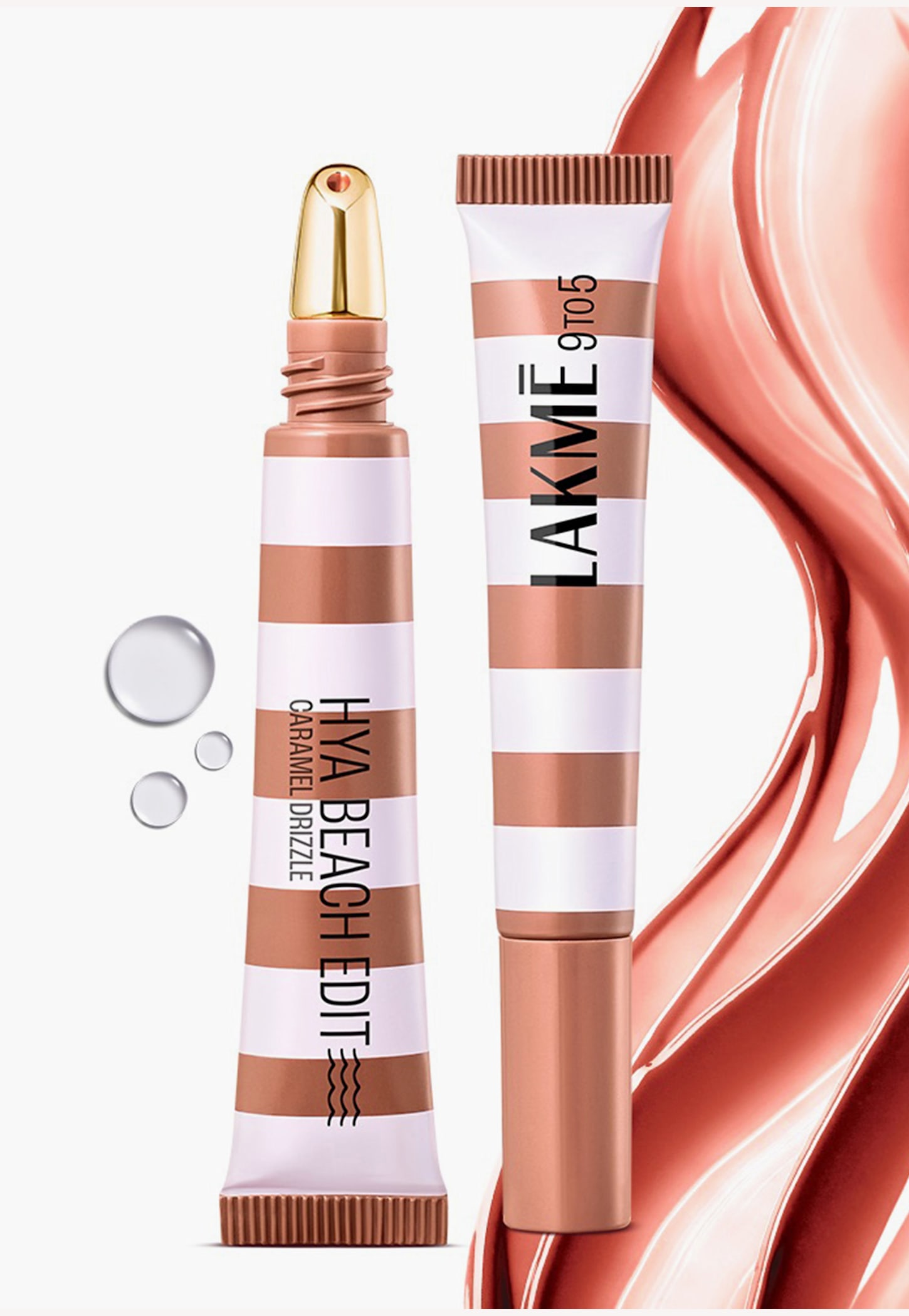 LAKME 9to5 Hya Matte Beach Edit Lip Gloss Stain - 3 Caramel Drizzle - 10ml-image-6