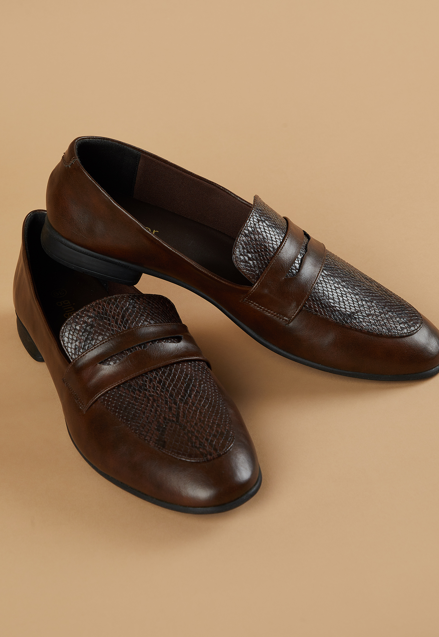GINGER Textured Loafers-image-28