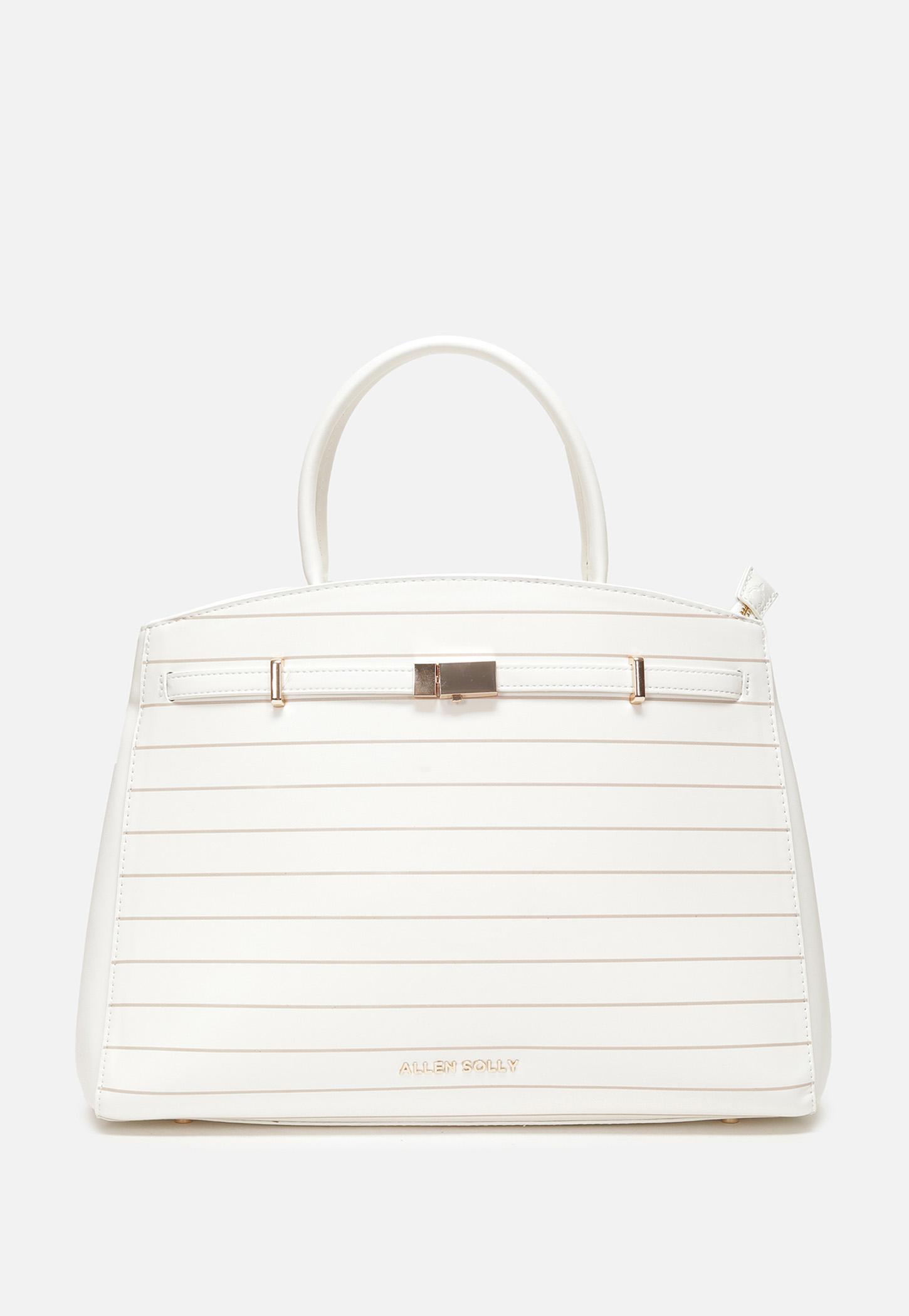 ALLEN SOLLY Striped Handheld Bag-image-18