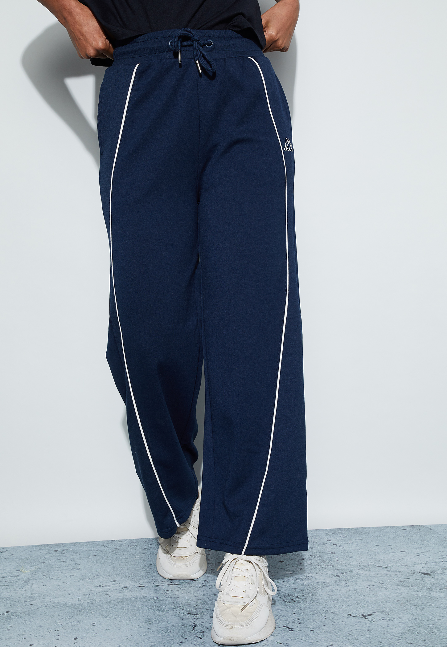 KAPPA Solid Mid-Rise Track Pants-picture-28