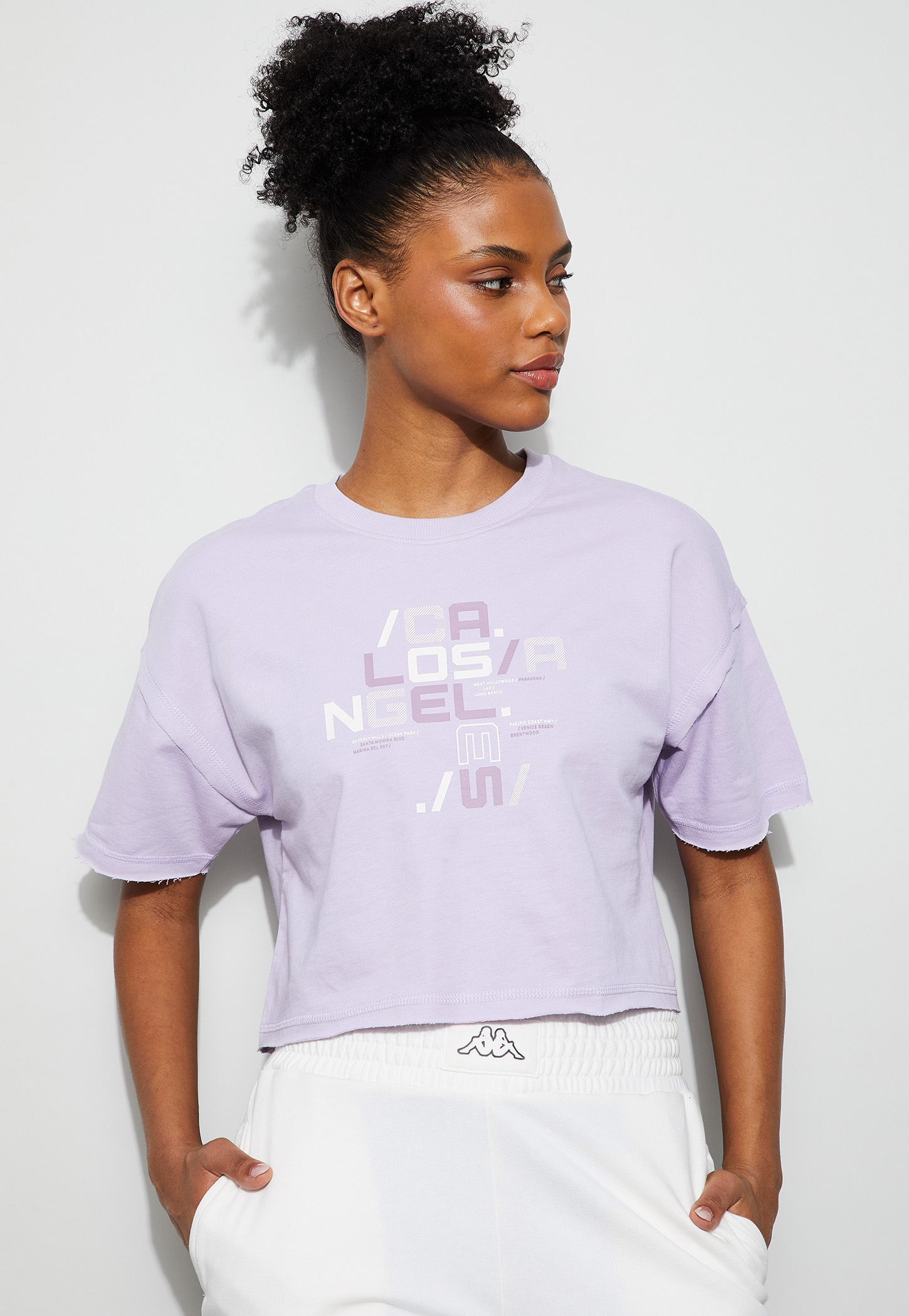 KAPPA Graphic Print Crop T-shirt-picture-54