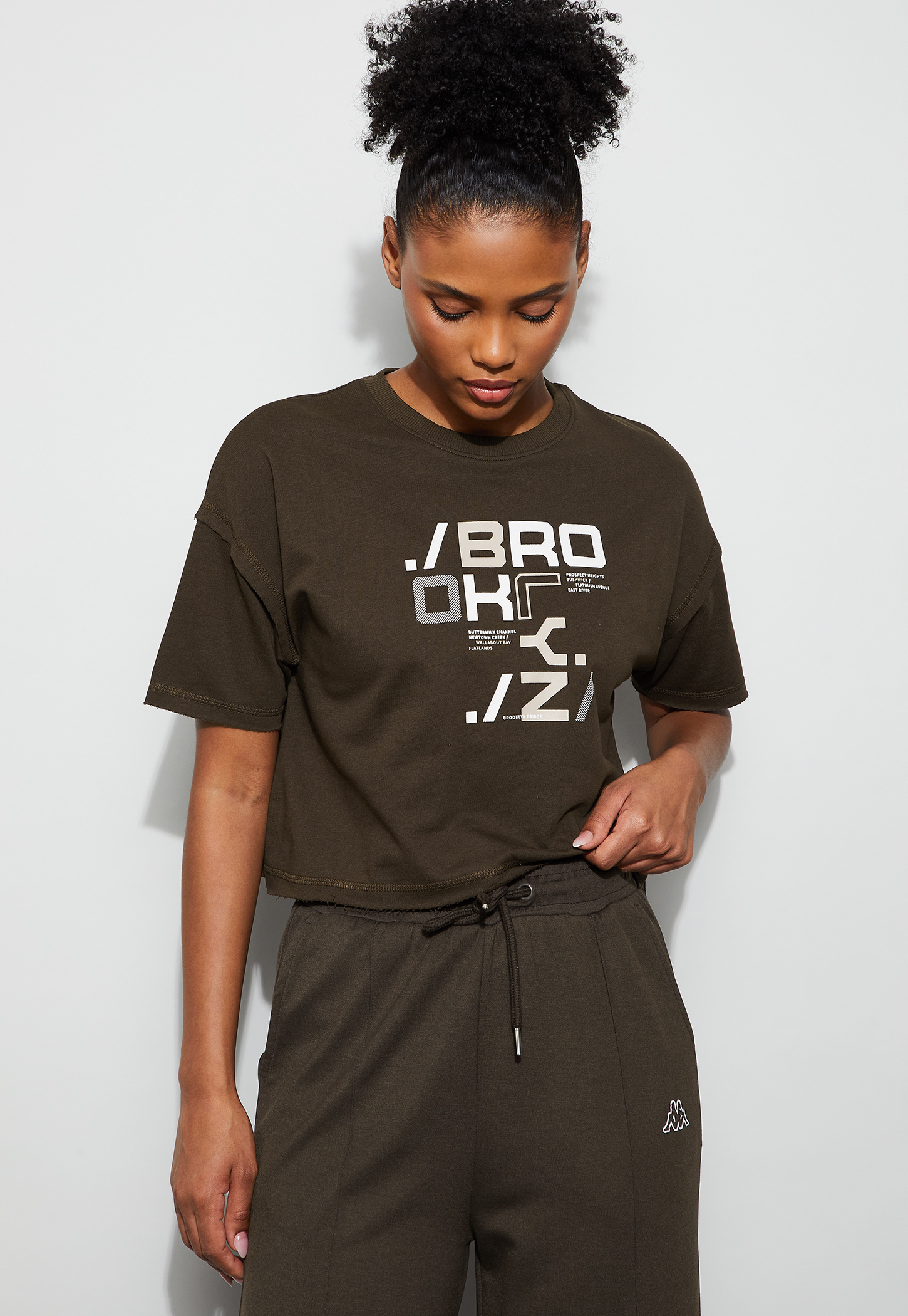KAPPA Graphic Print Crop T-shirt-picture-13