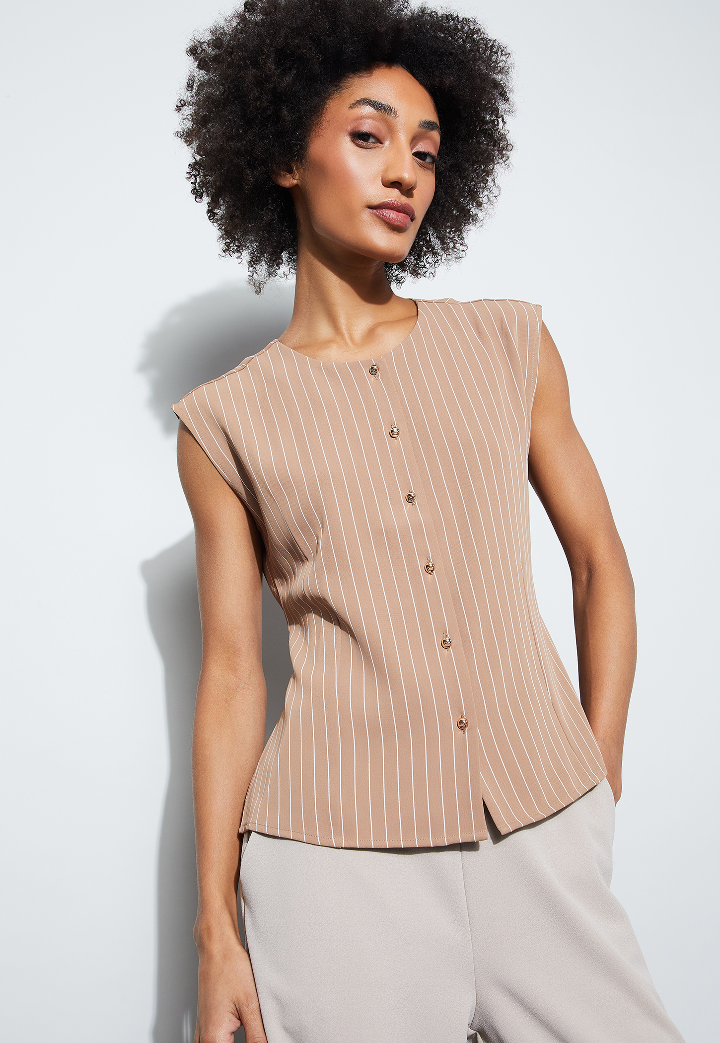 CODE CLASSIC Striped Top-image-24