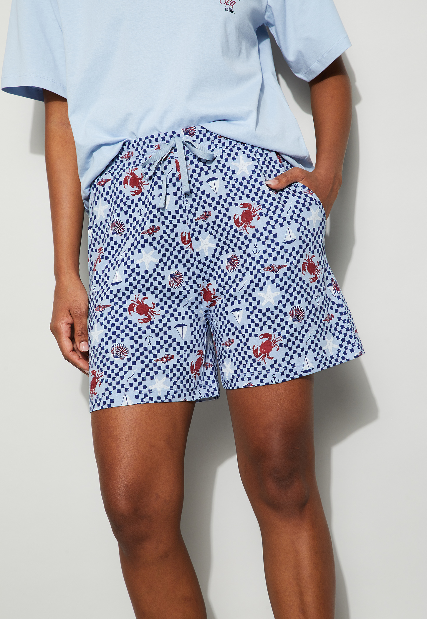 GINGER Printed Lounge Shorts-picture-53
