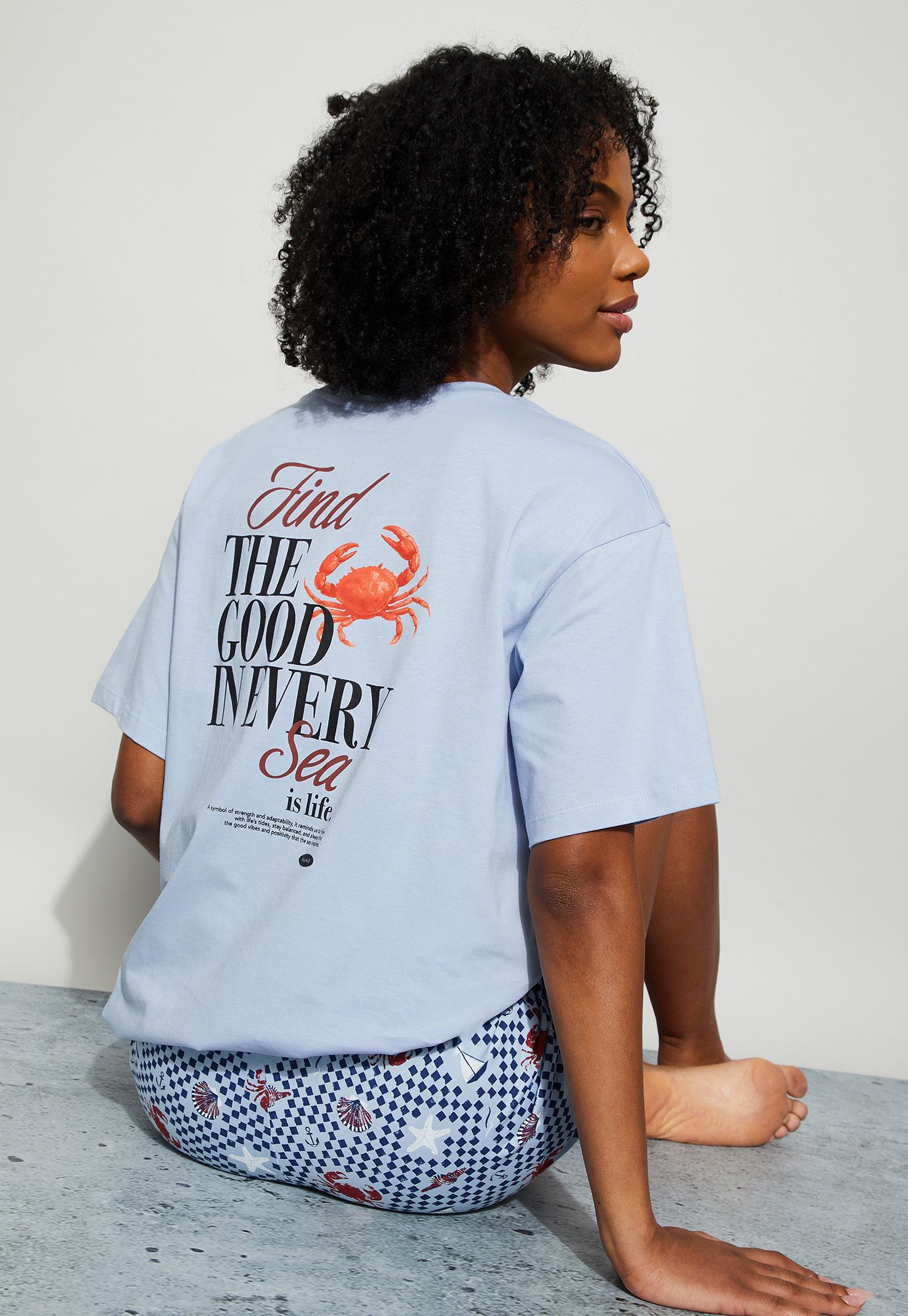 GINGER Crab Design Lounge T-shirt-picture-36