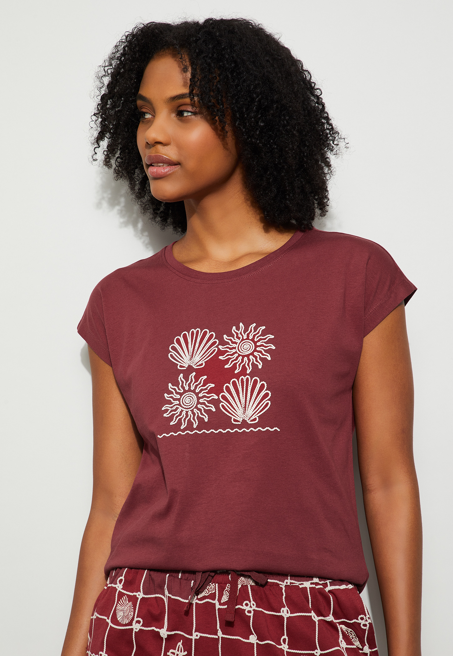 GINGER Shell Embroidered Lounge Top-picture-34