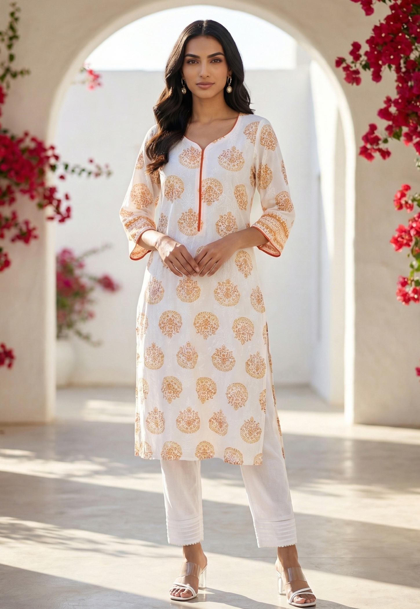 AURELIA Ethnic Motif Straight Kurta-picture-23